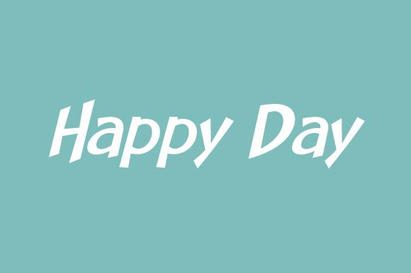 Happy Day Family Font