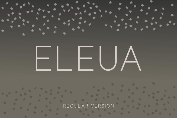 Eleua Regular Font