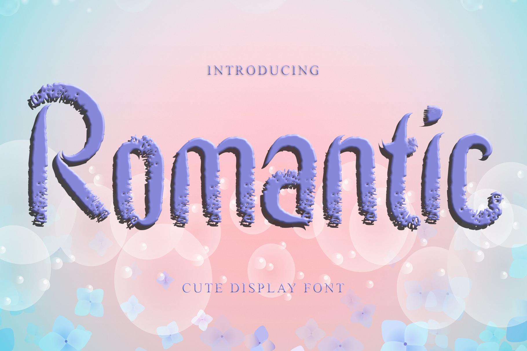 Romantic Font