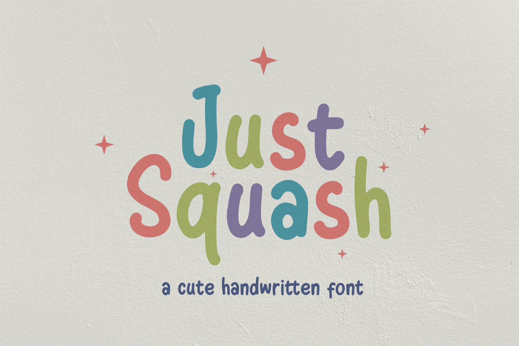 Just Squash Font
