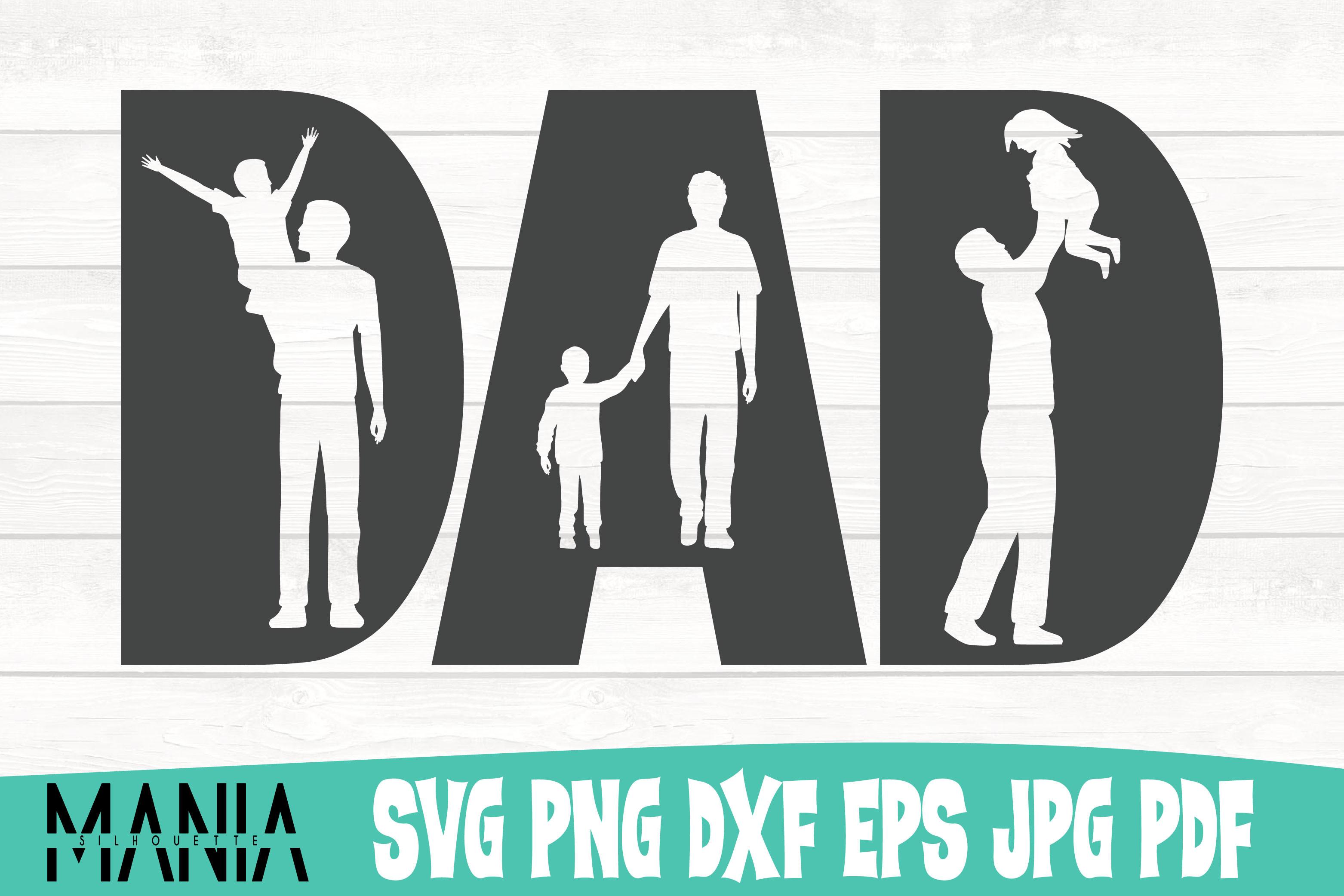 Dad Silhouette Svg Cut File