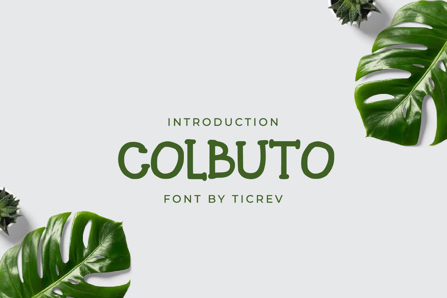 Colbuto Font