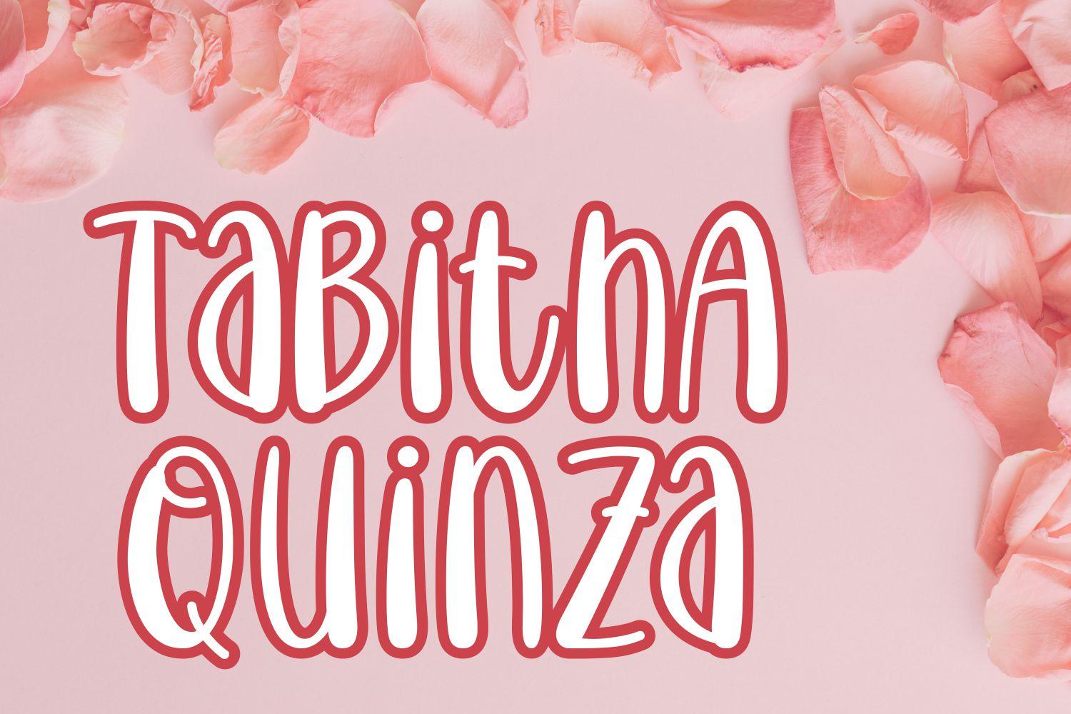 Tabitha Quinza Font