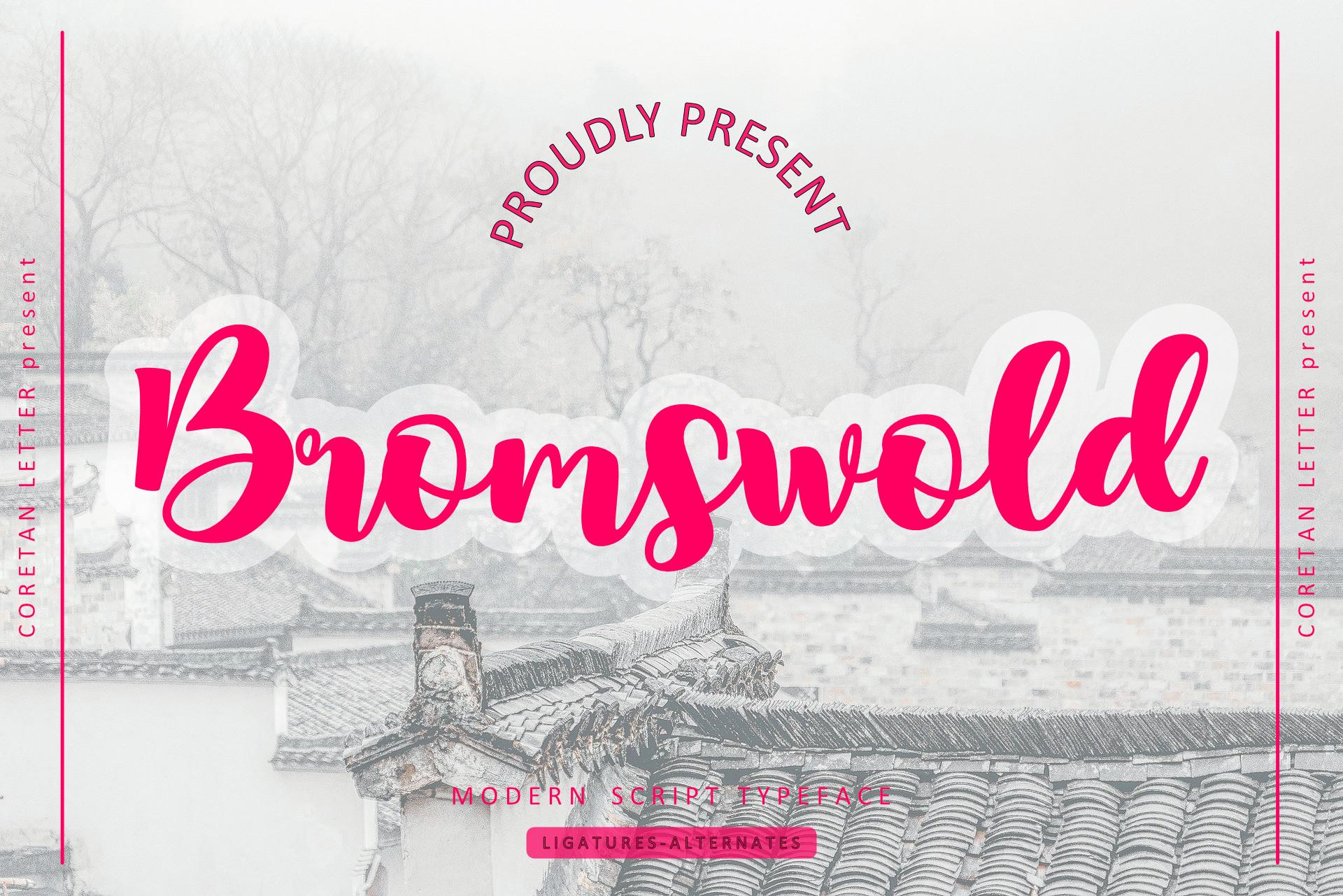 Bromswold Font