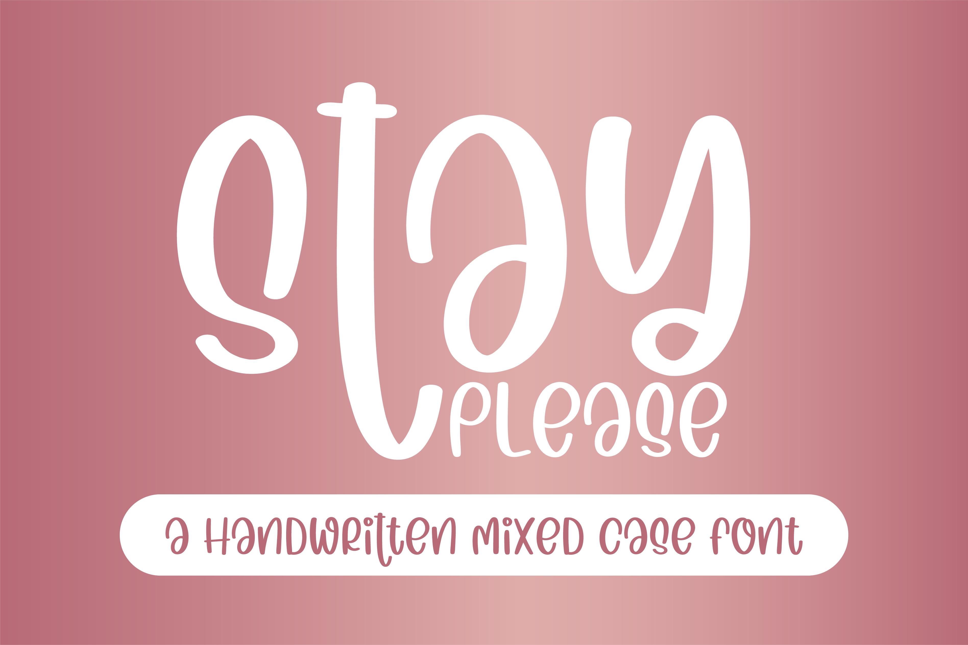 Stay Please Font
