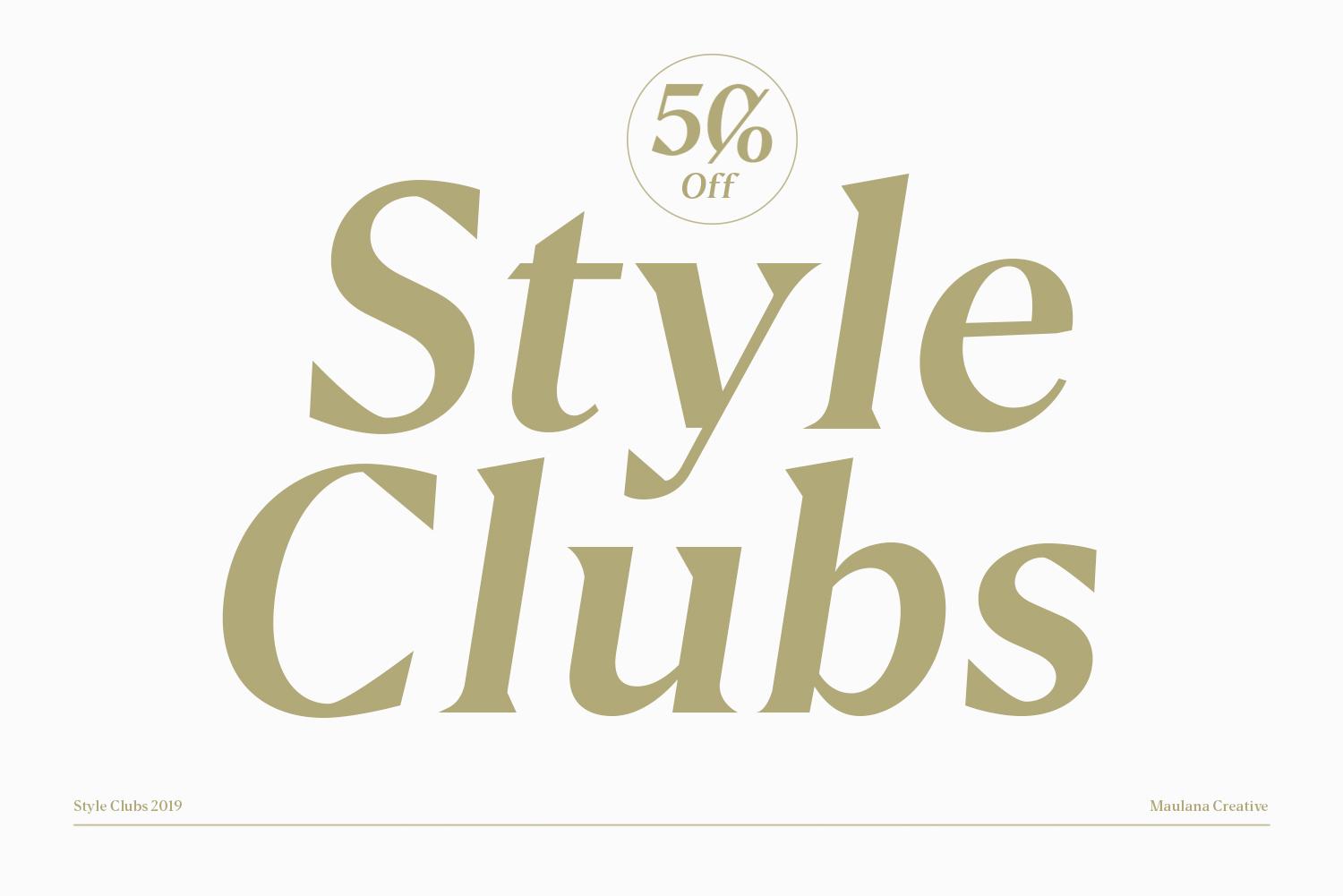 Style Clubs Font