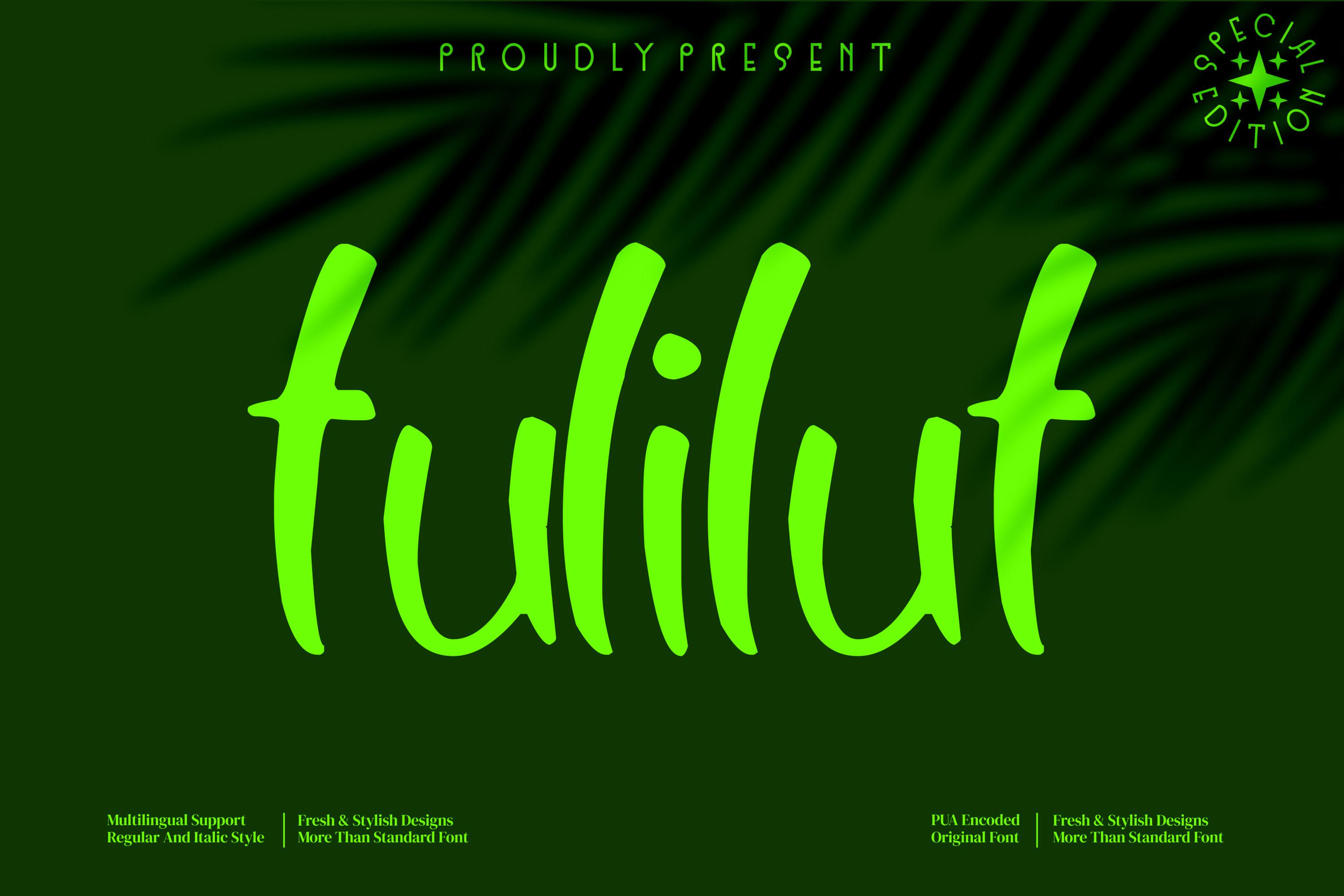 Tulilut Font