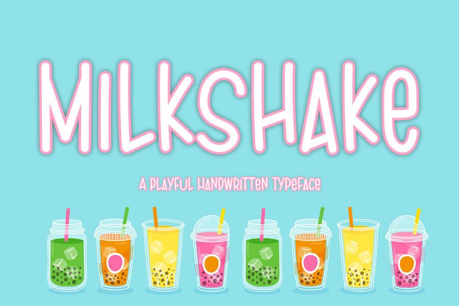 Milkshake Font