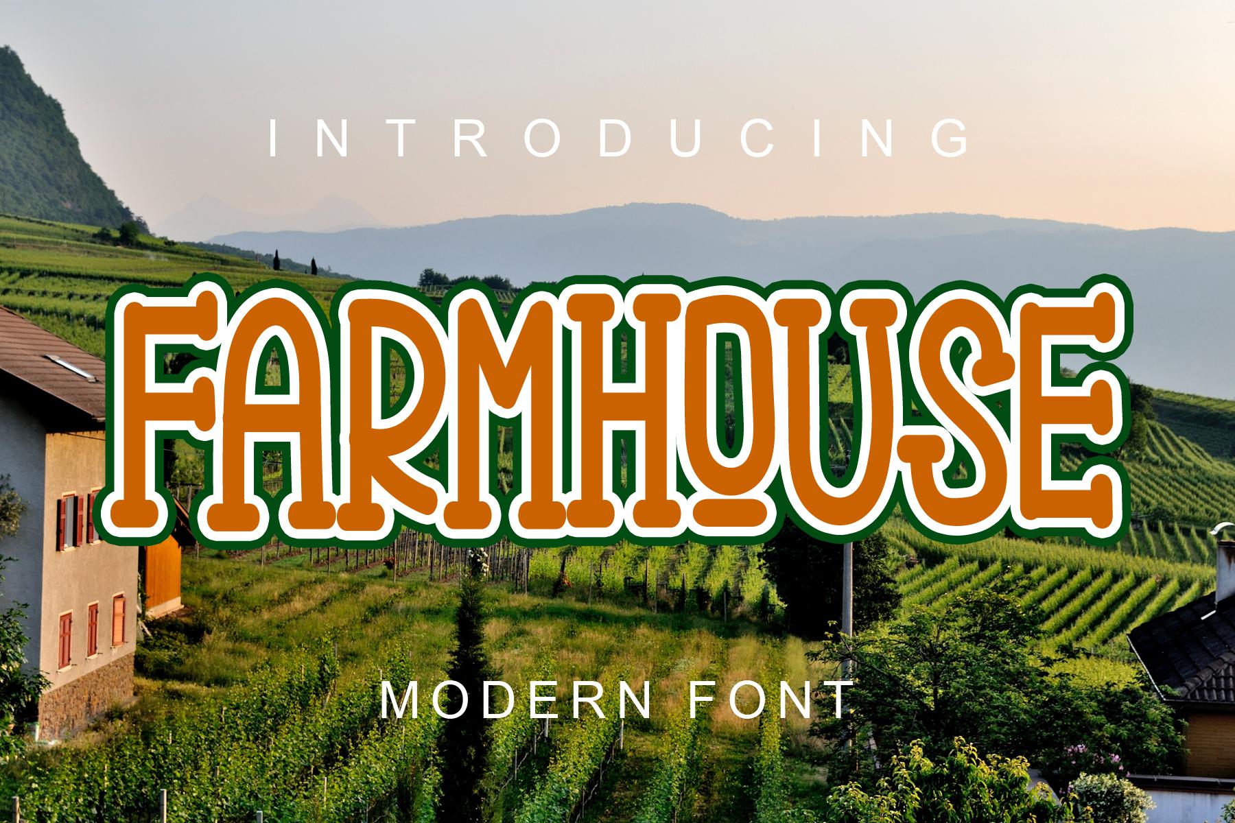 Farmhouse Font