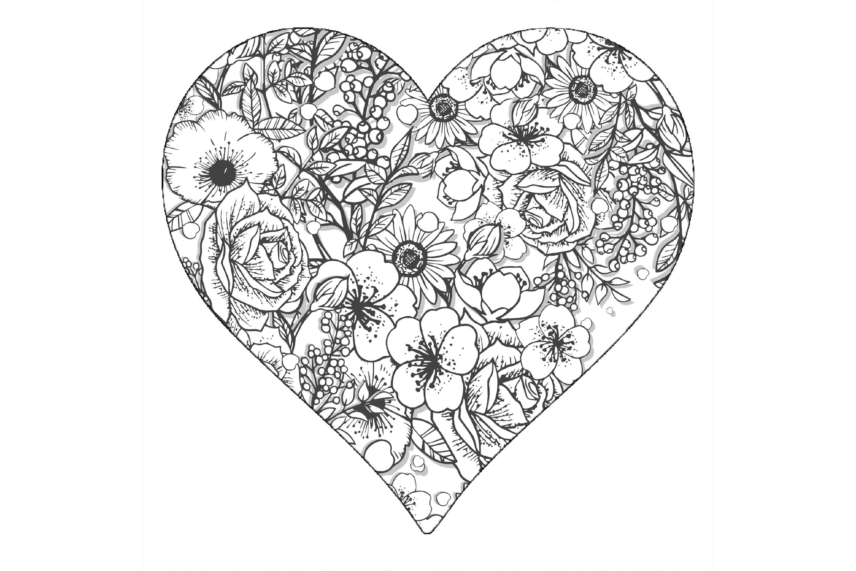 Valentine Flower Heart 6