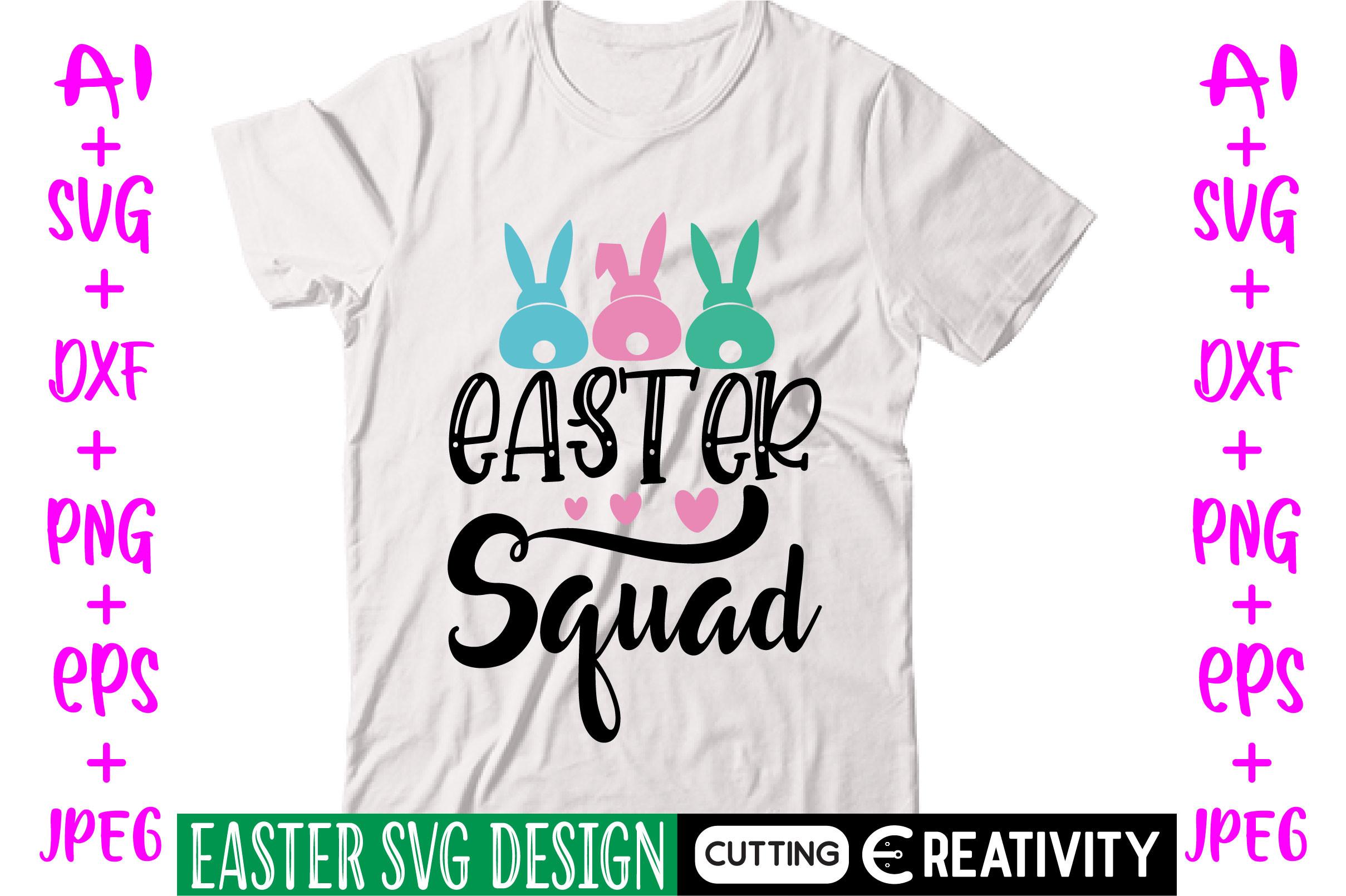 Easter Squad Svg