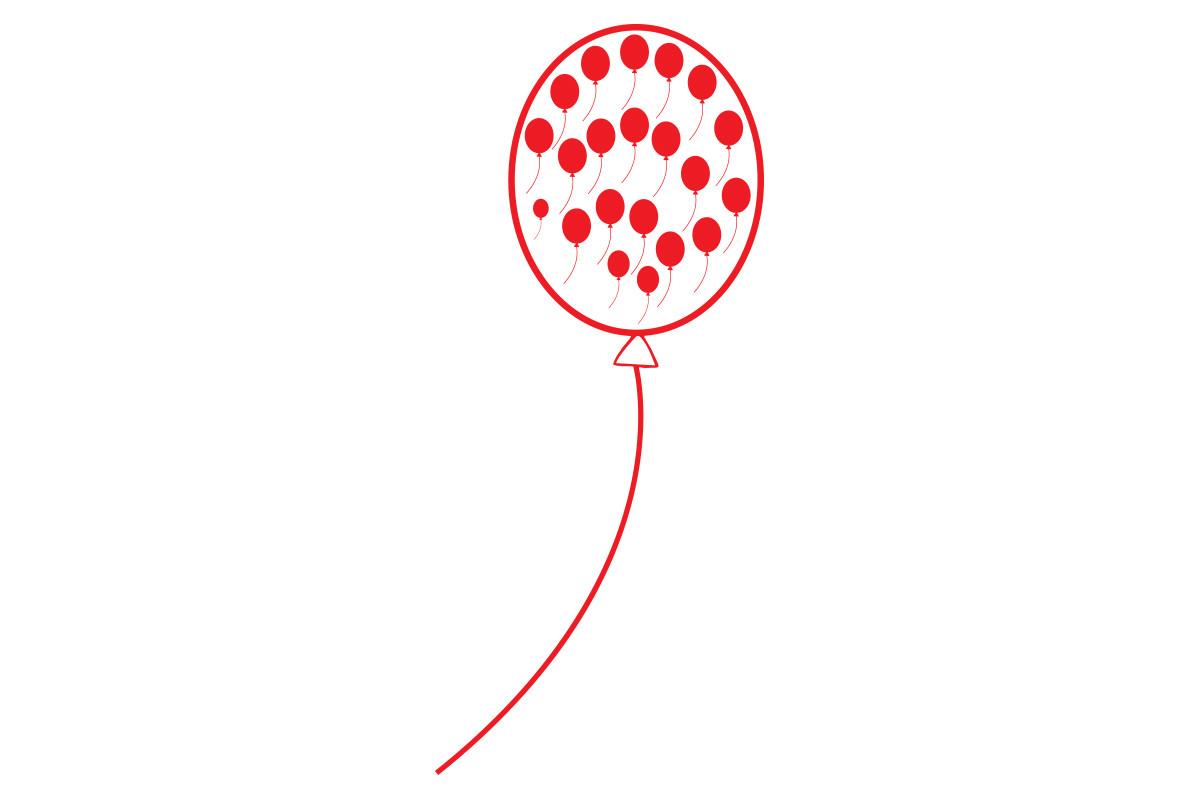 Valentines Love Balloon Vector