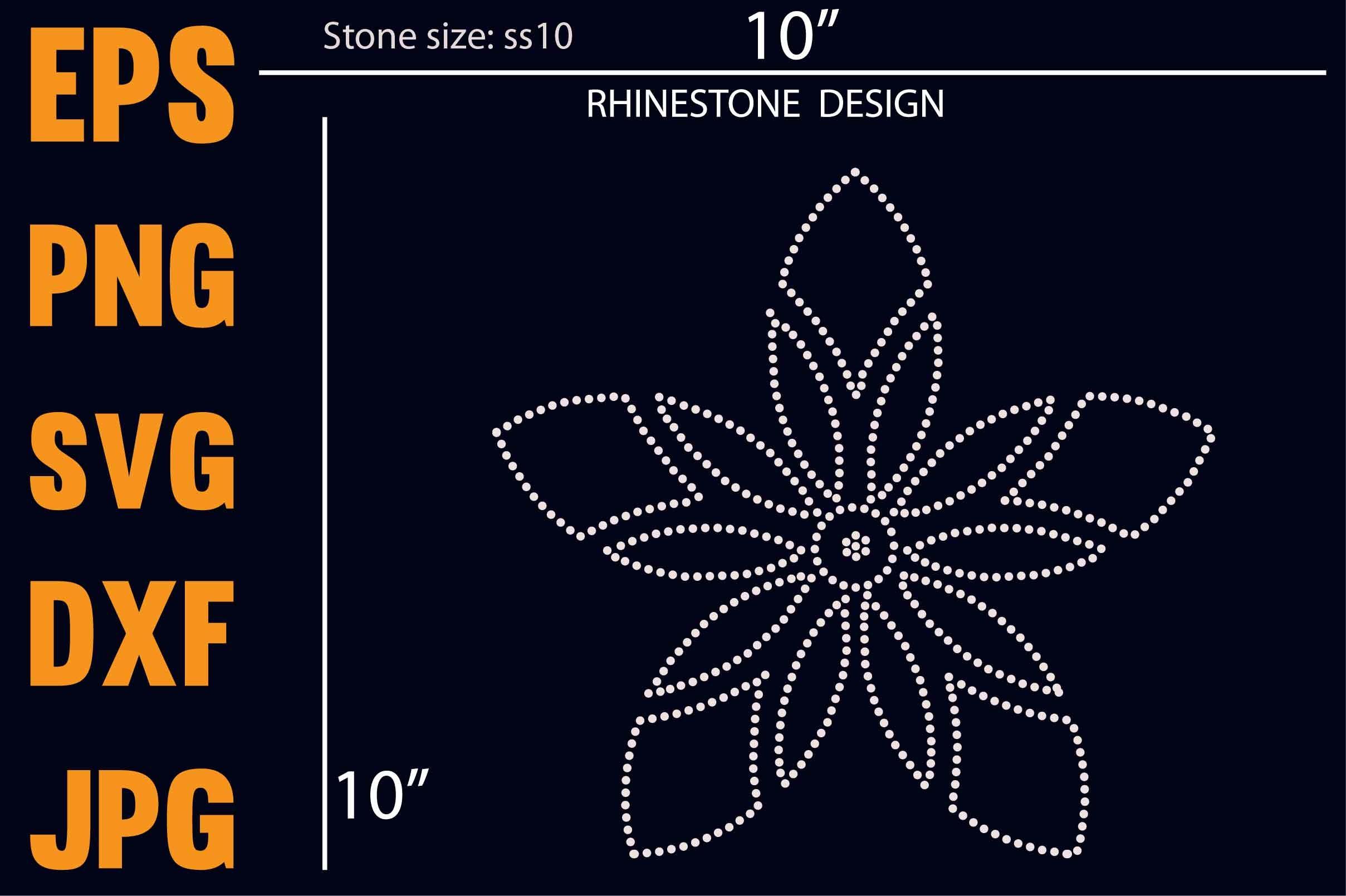 Rhinestone Pattern Template Design