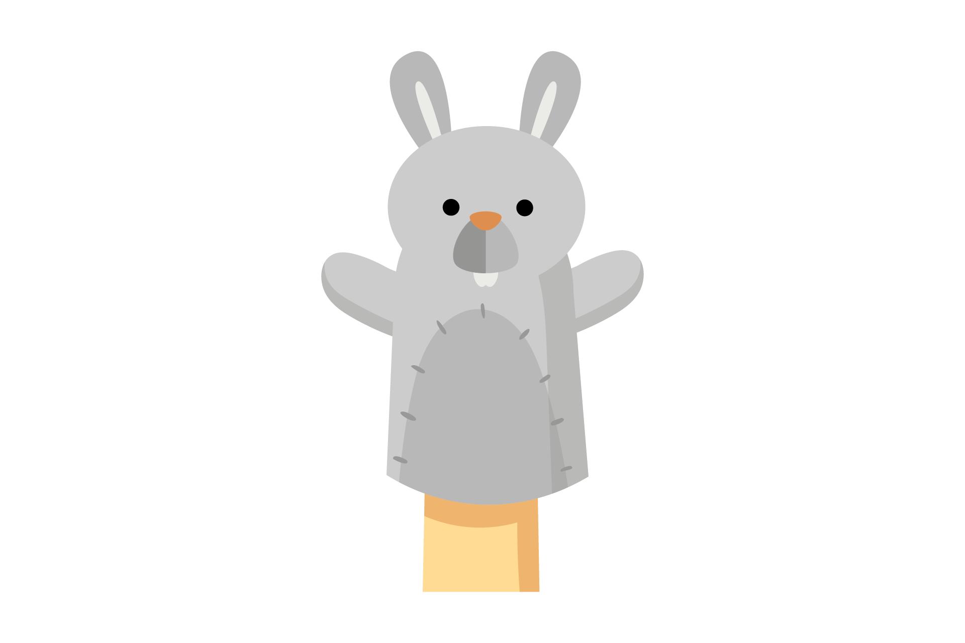 Rabbit Animal Hand Puppet