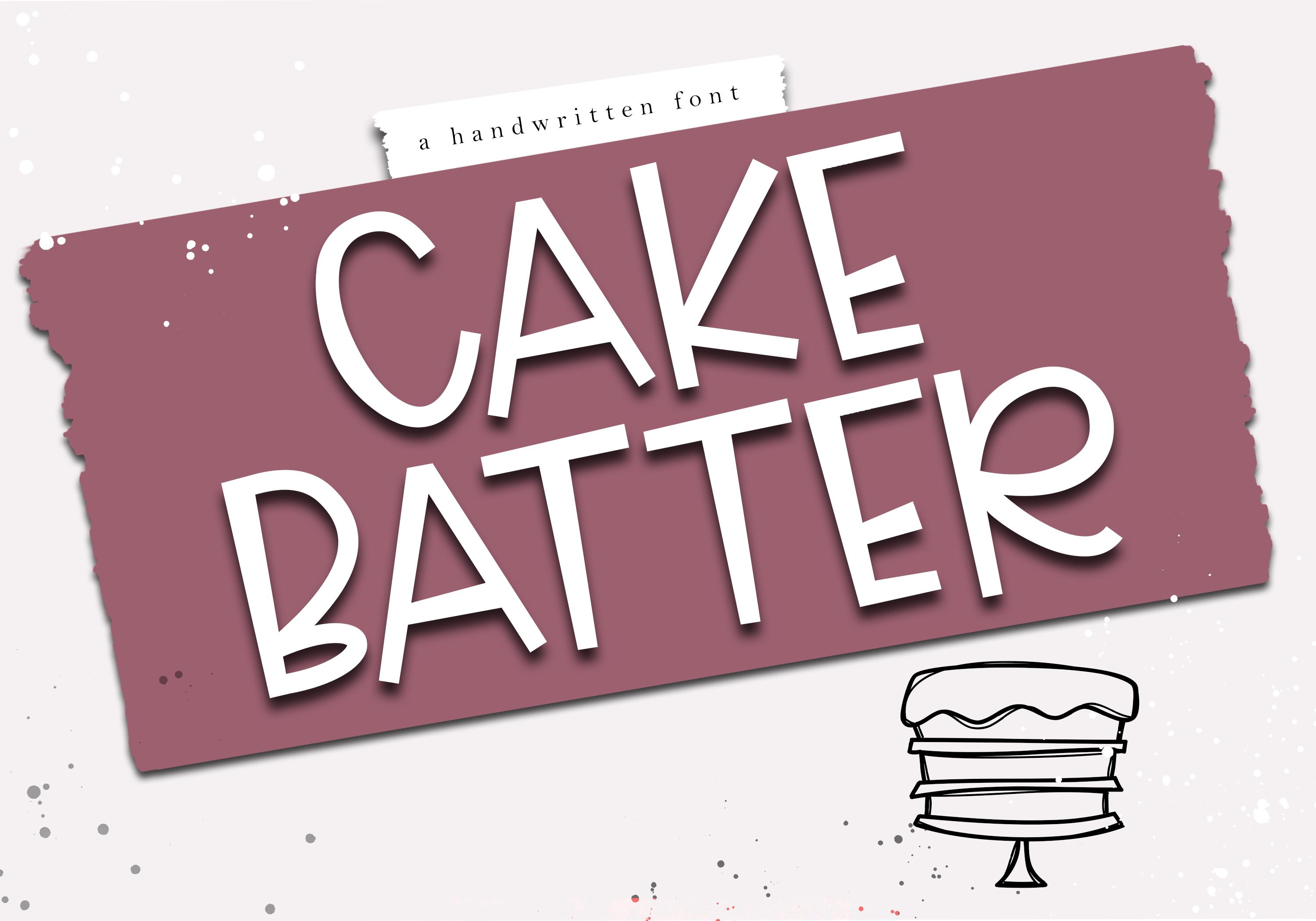 Cake Batter Font