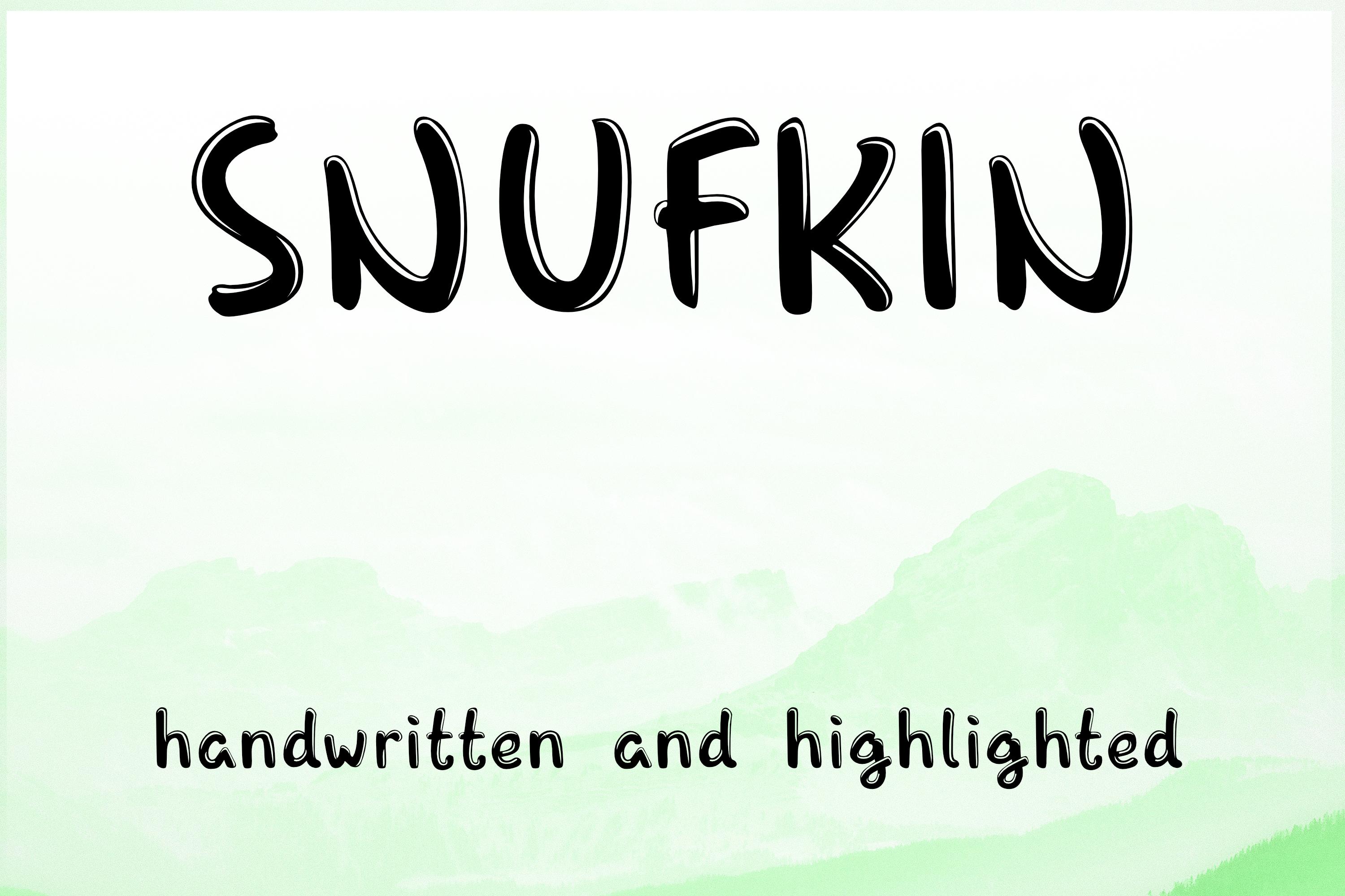Snufkin Font