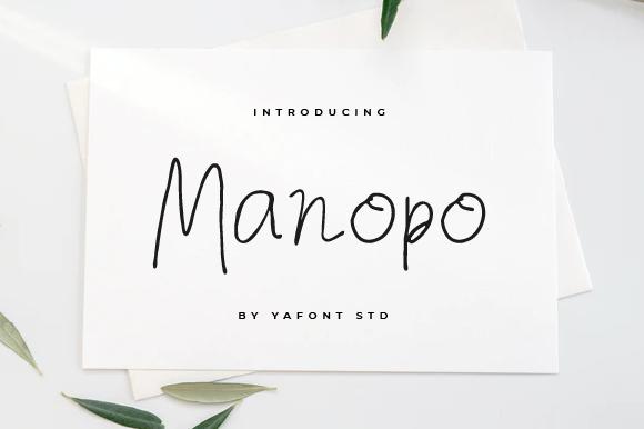Manopo Font