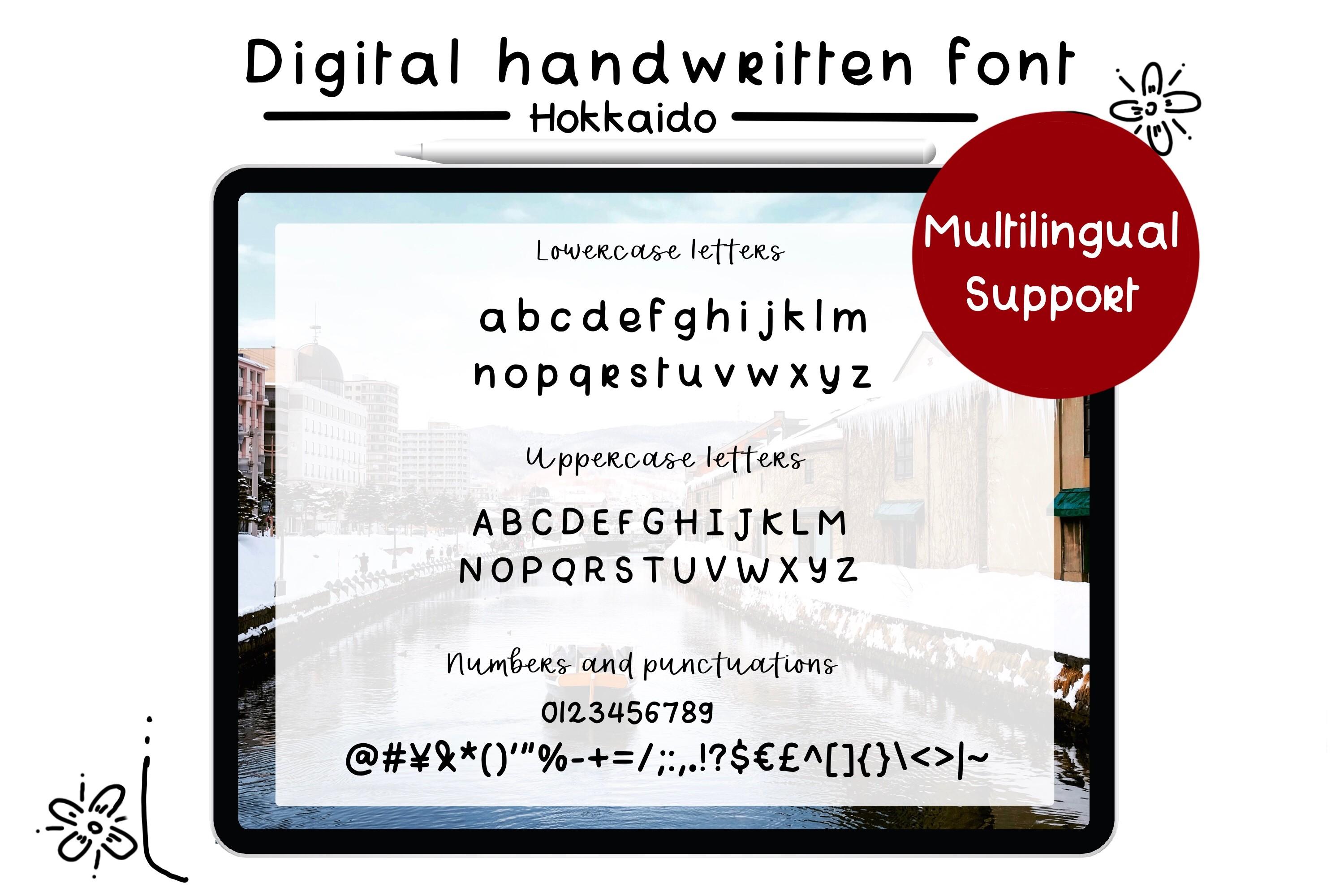 Hokkaido Font