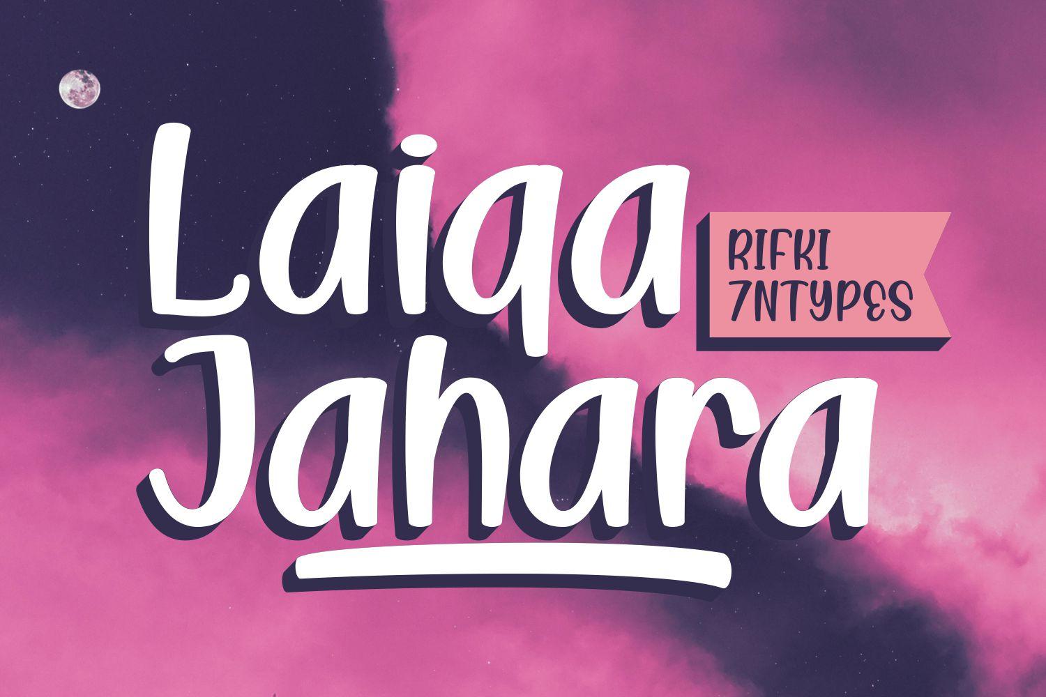 Laiqa Jahara Font