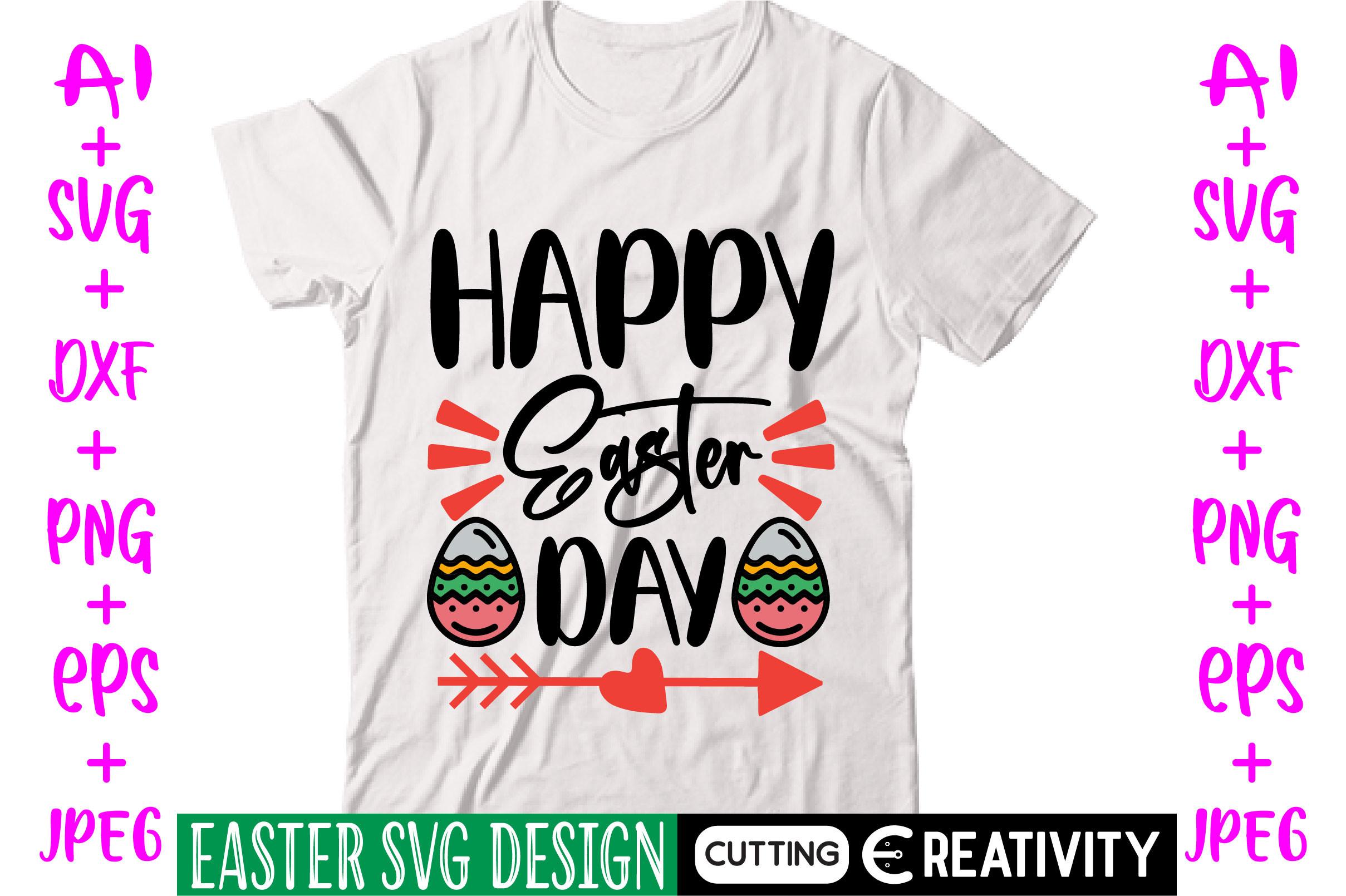 Happy Easter Day Svg