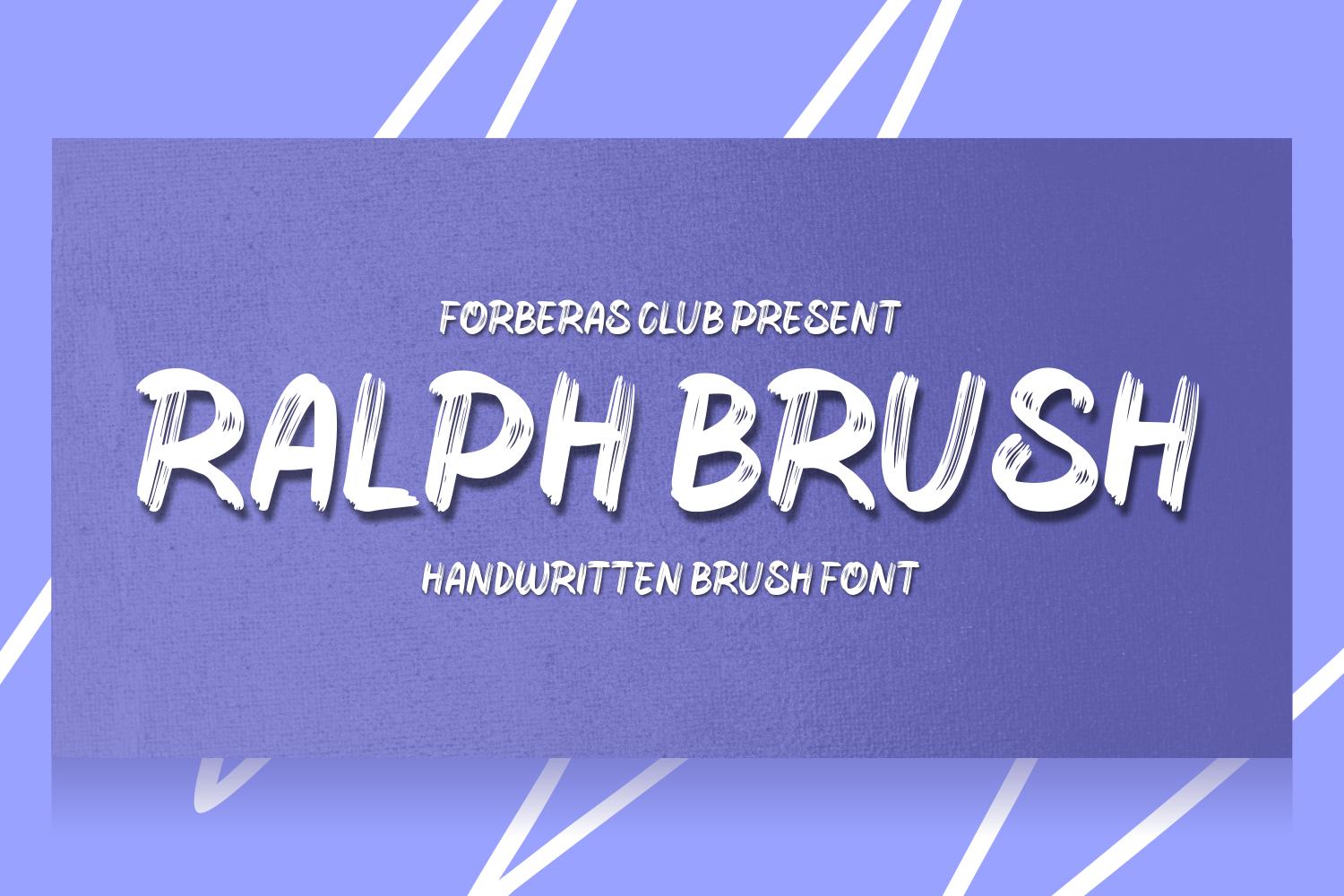Ralph Brush Font