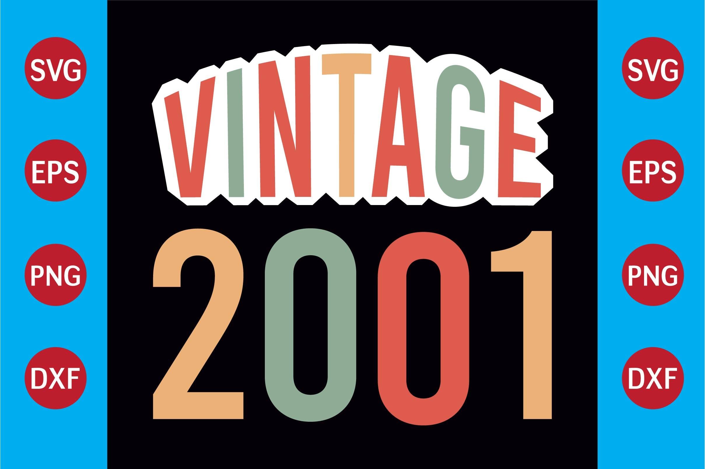 Vintage 2001  T-shirt Design