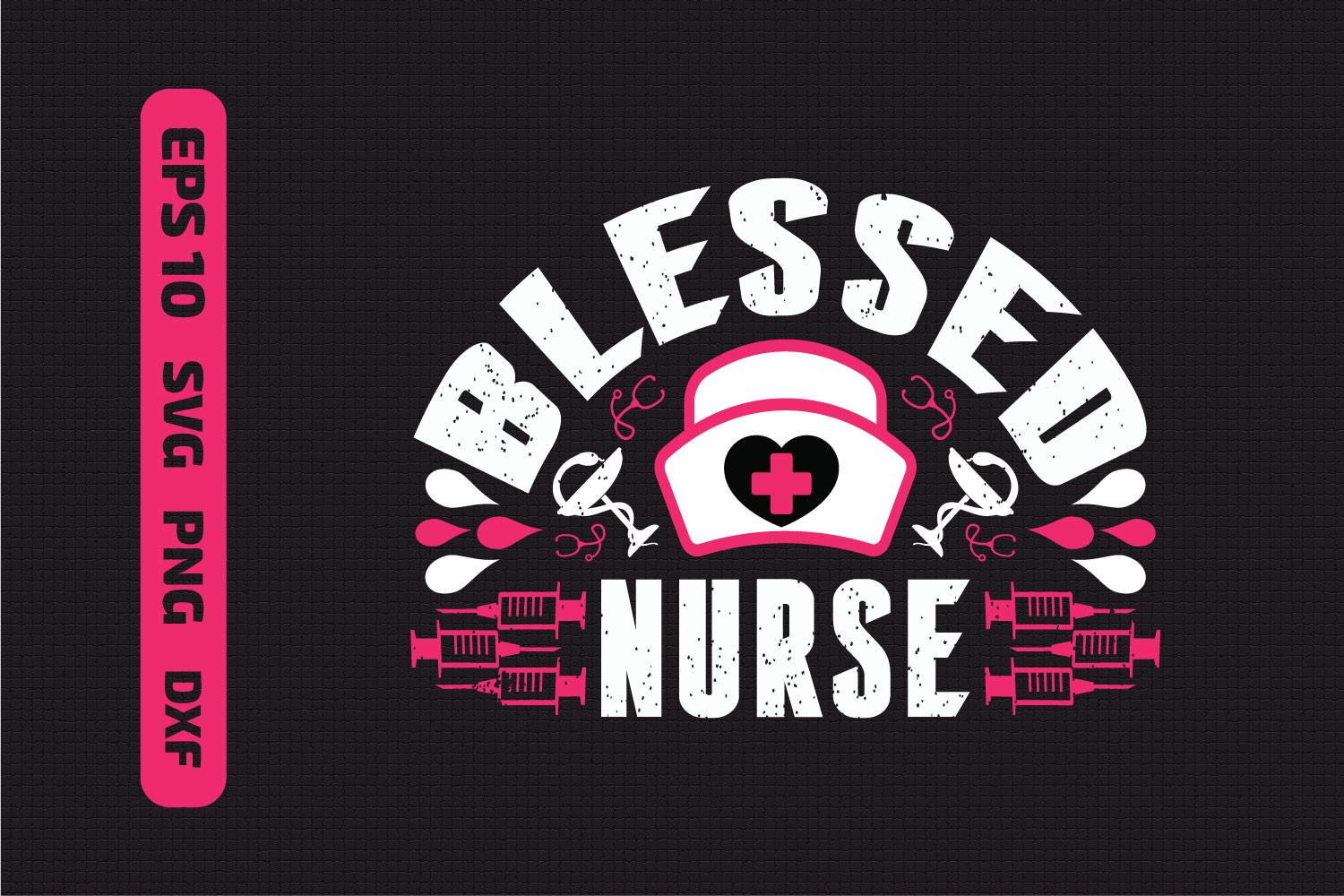 Happy Nursing Quotes Design Typography