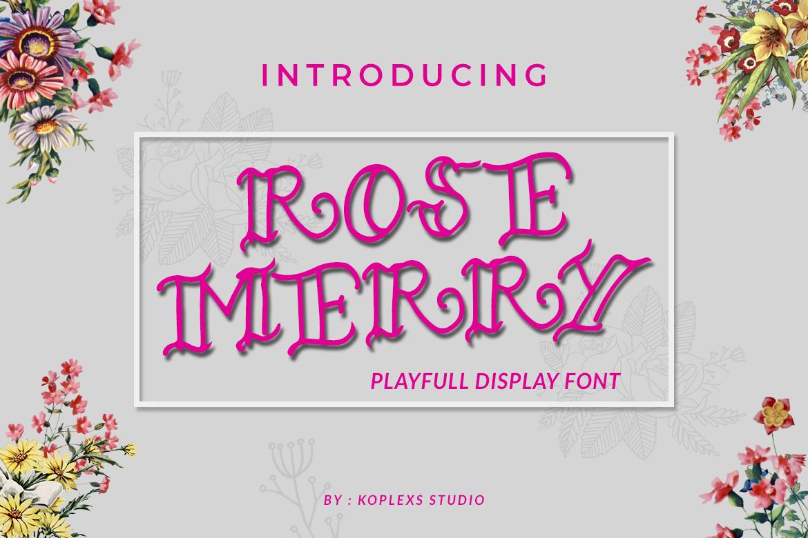 Rose Merry Font