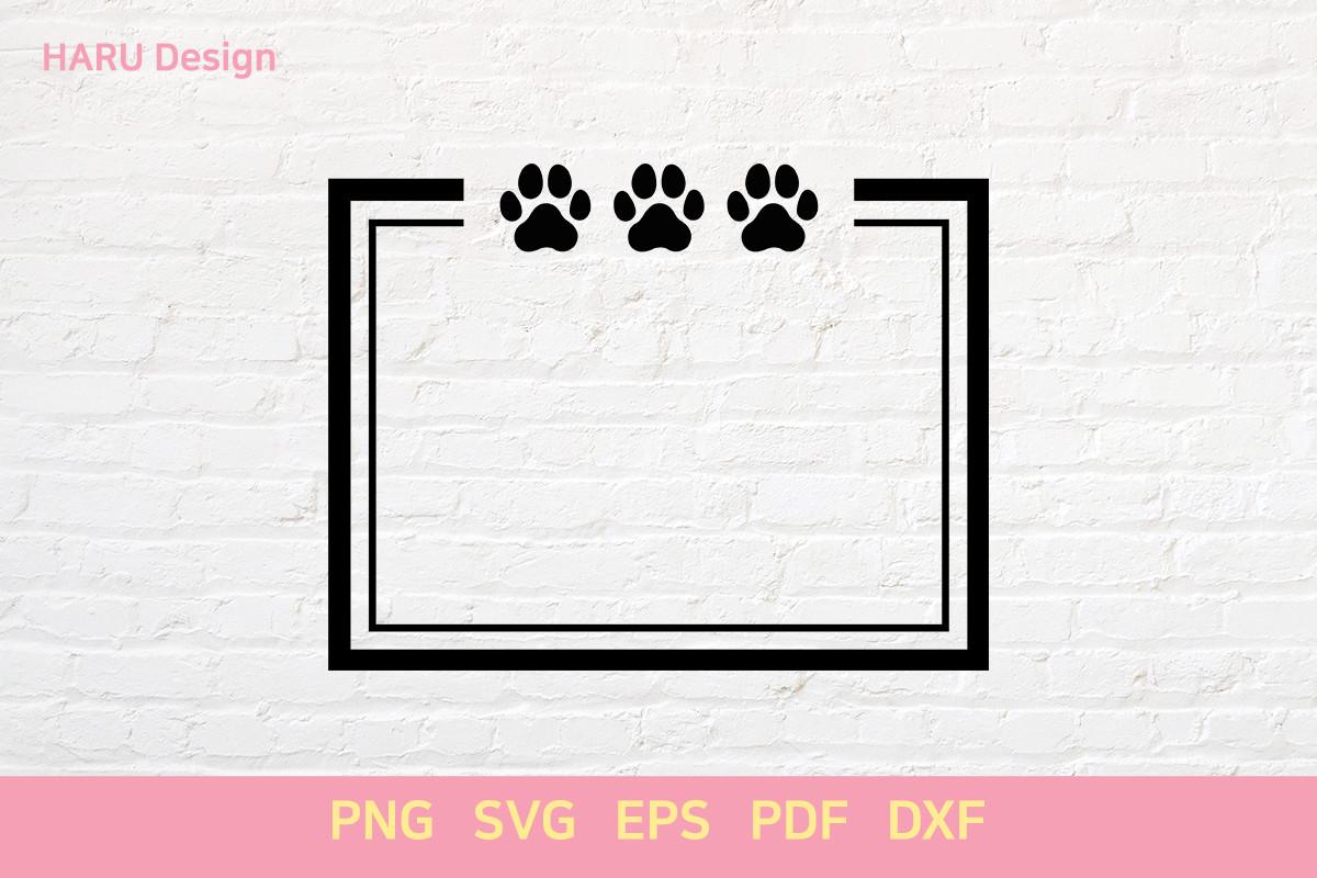 Dog Paw Frame