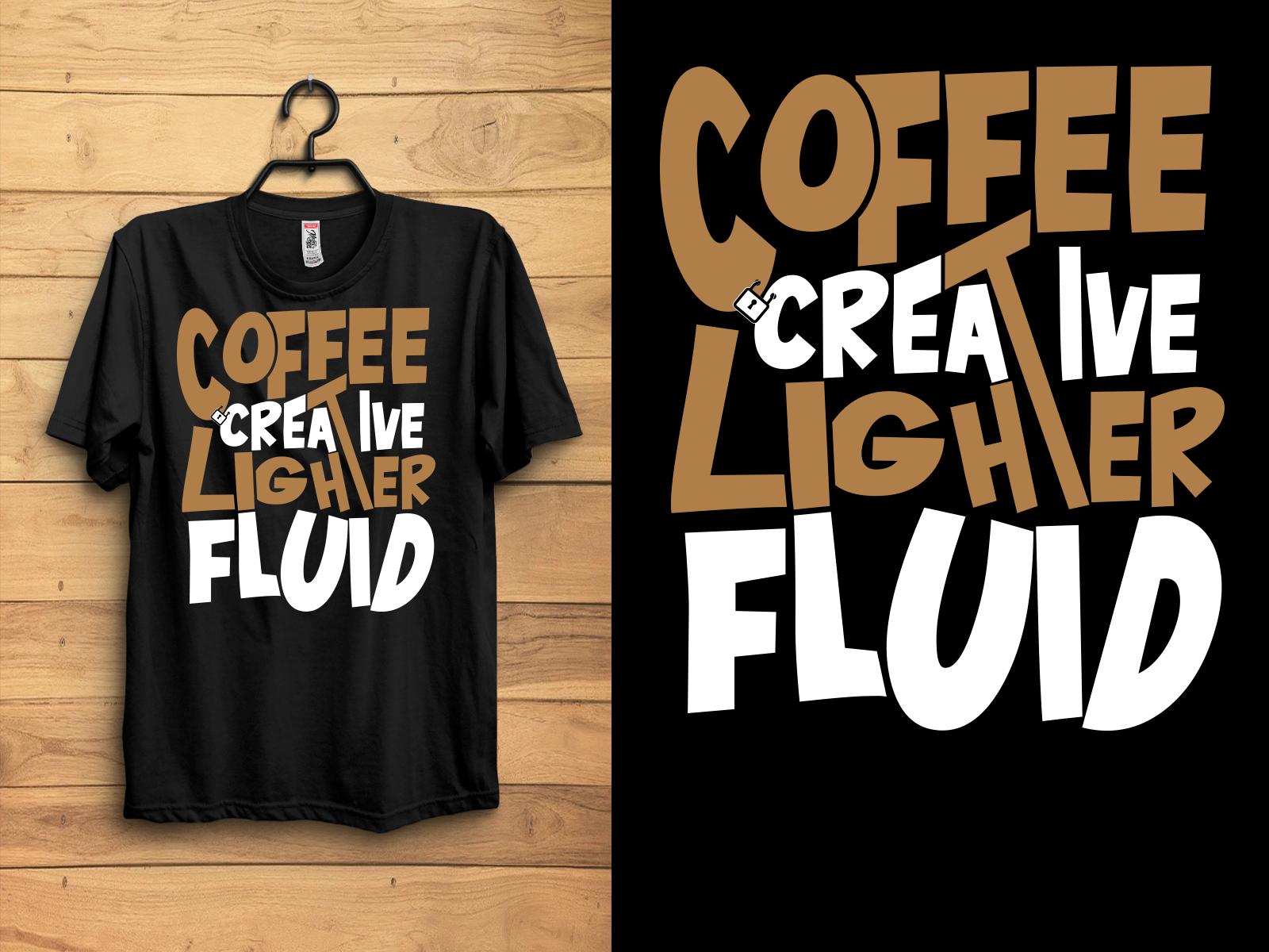 Coffee Typography T-shirt Design