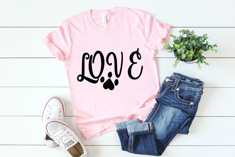 Dog Svg Design, LOVE