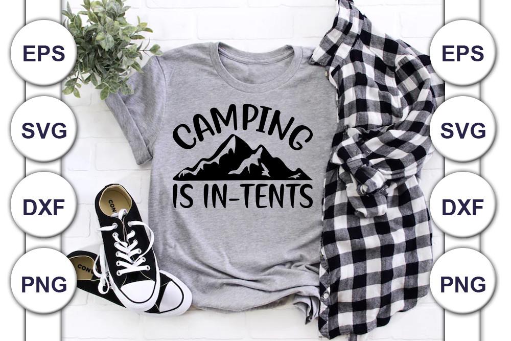 Adventure Svg Design, Camping is