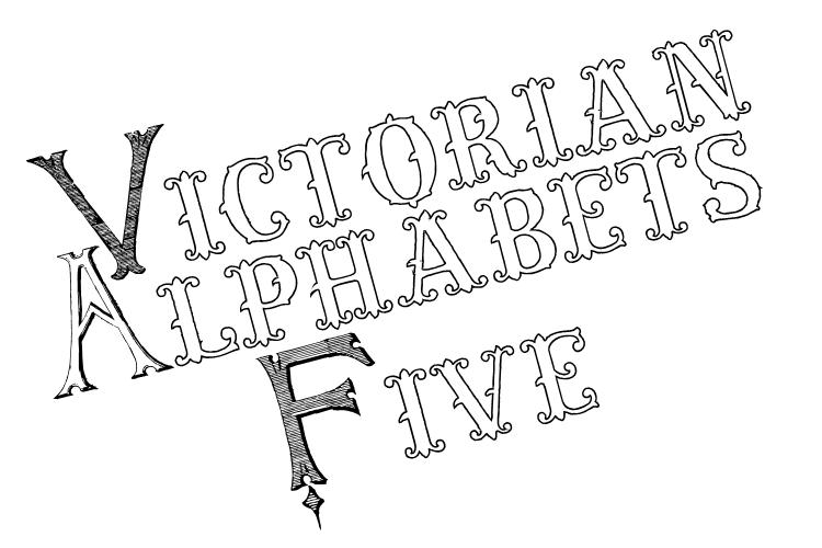 Victorian Alphabets Five Font