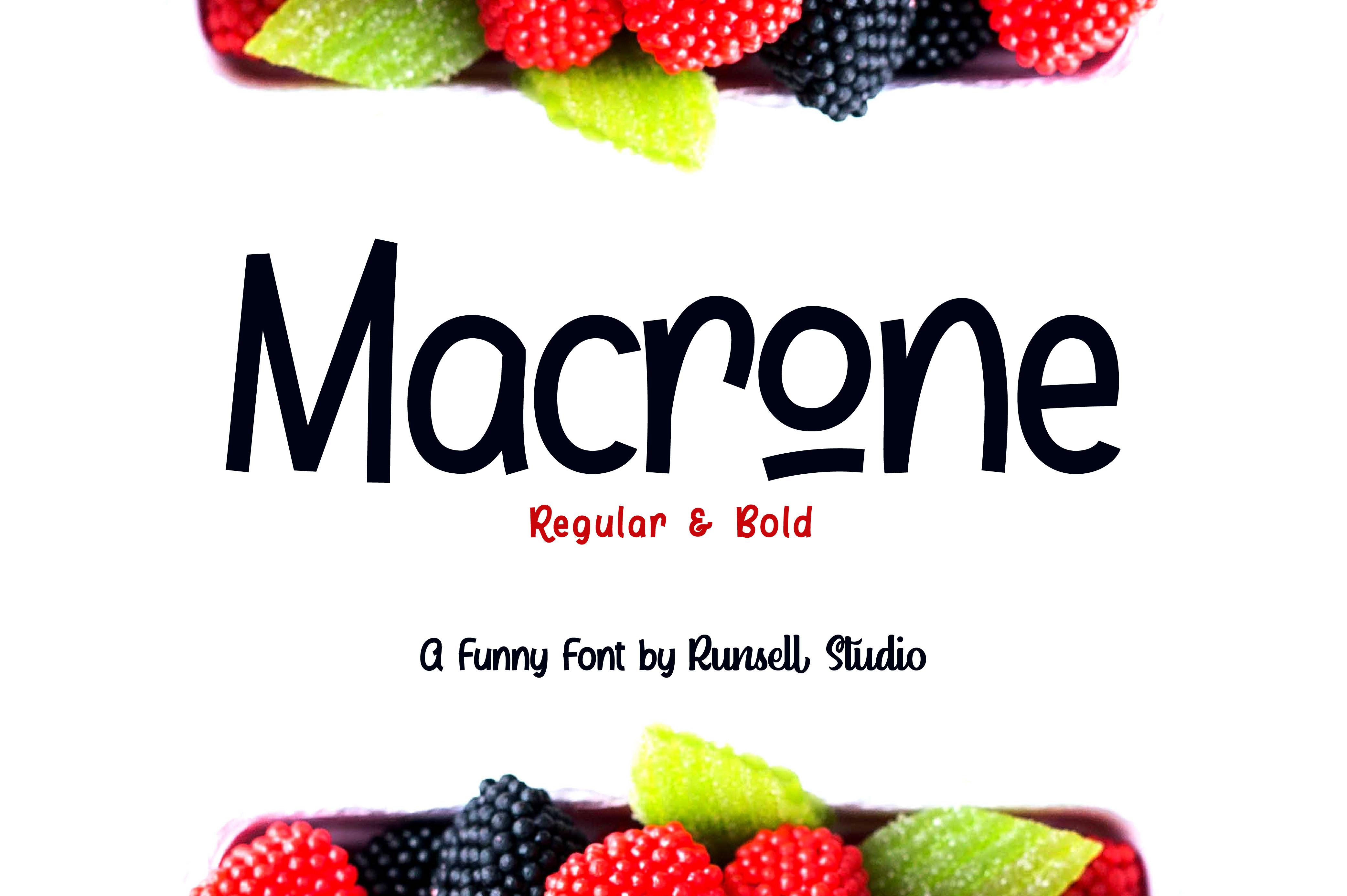 Macrone Font