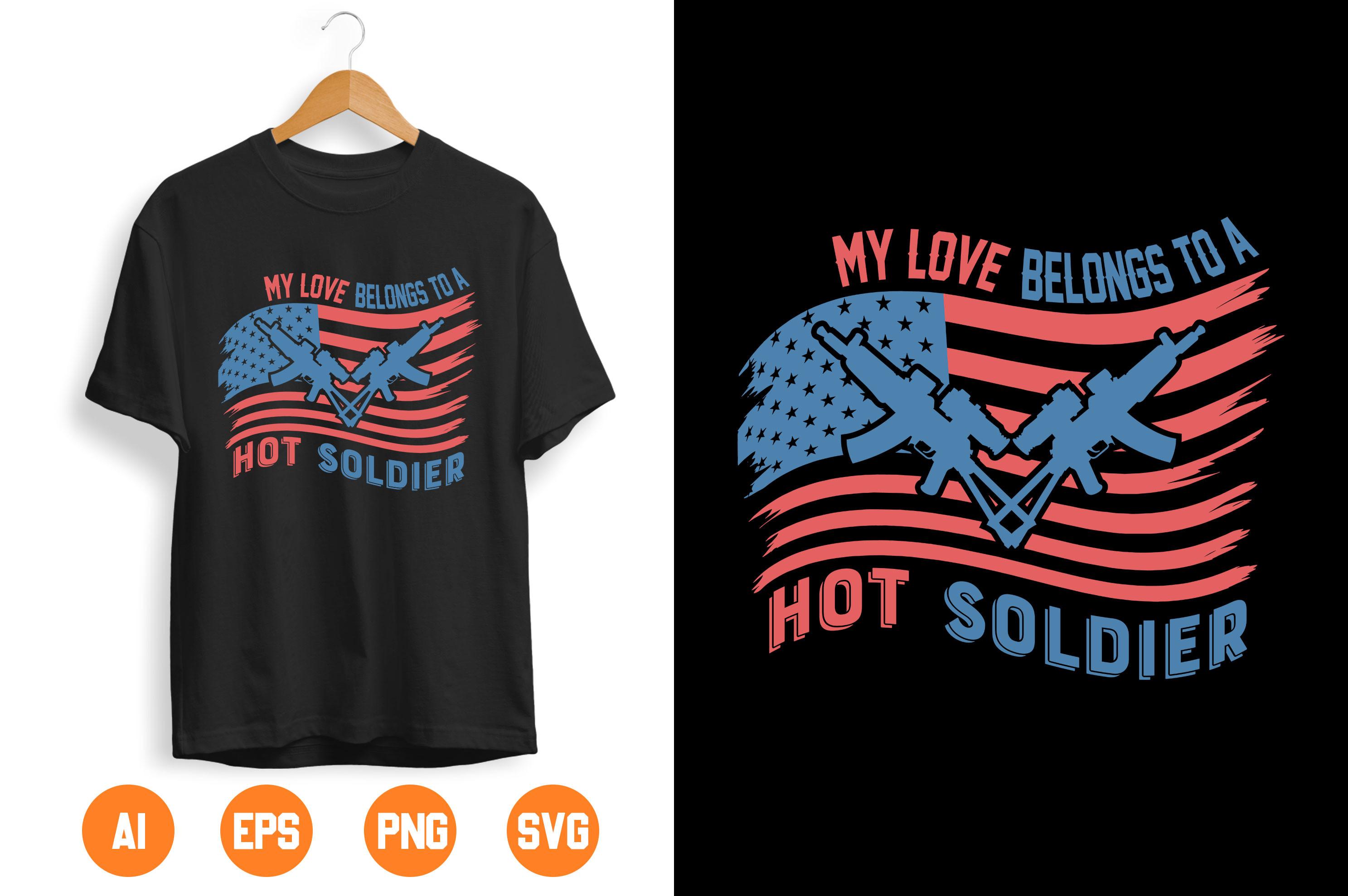 USA Army T-shirt Design 218