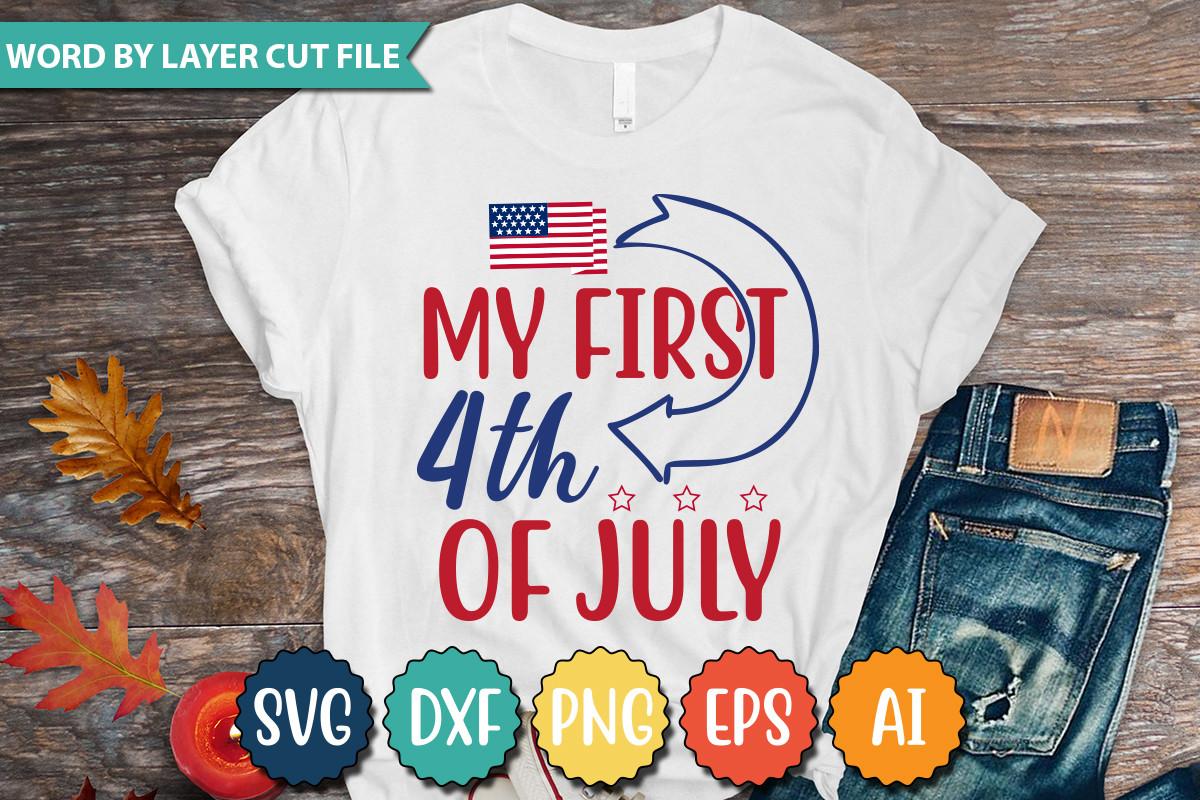 My First 4th of July Svg