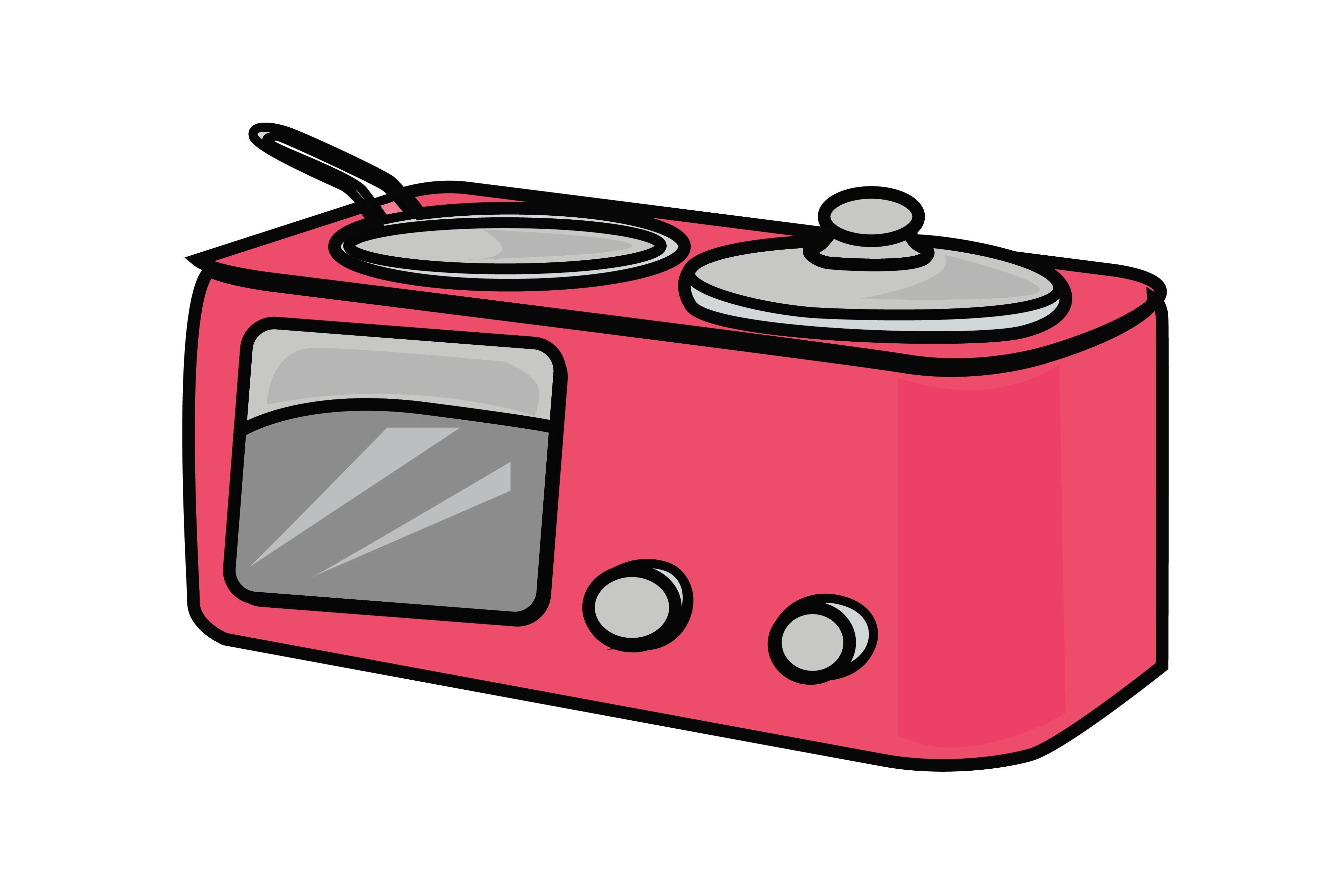 Cooking Tools Instant Sticker Vector
