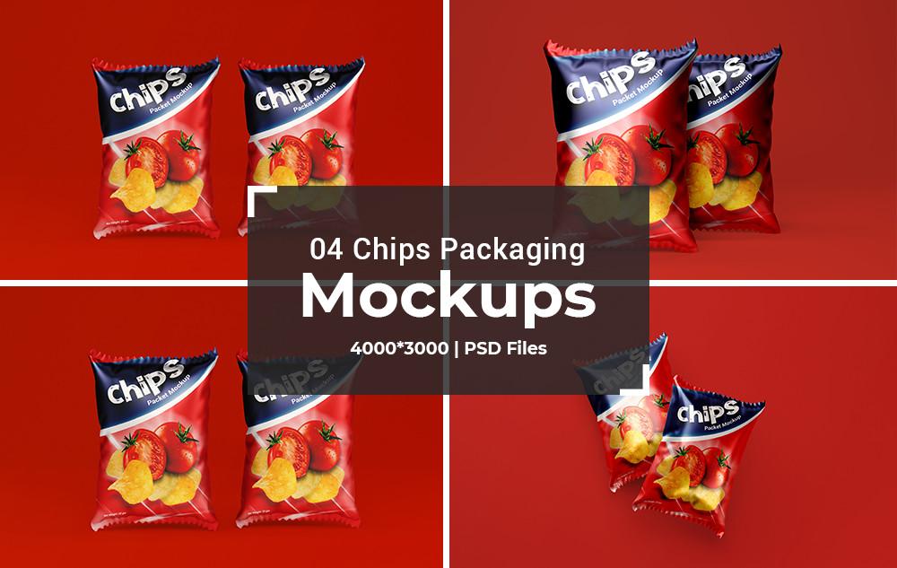 Chips Packaging Mockups