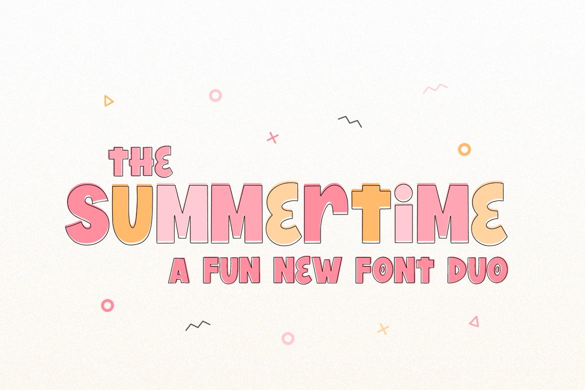 The Summertime Font