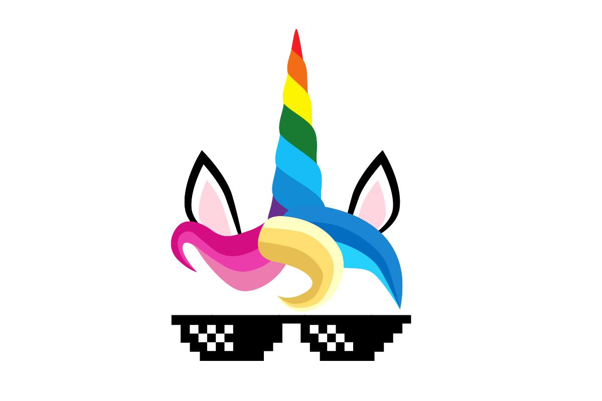 Floating Unicorn Face