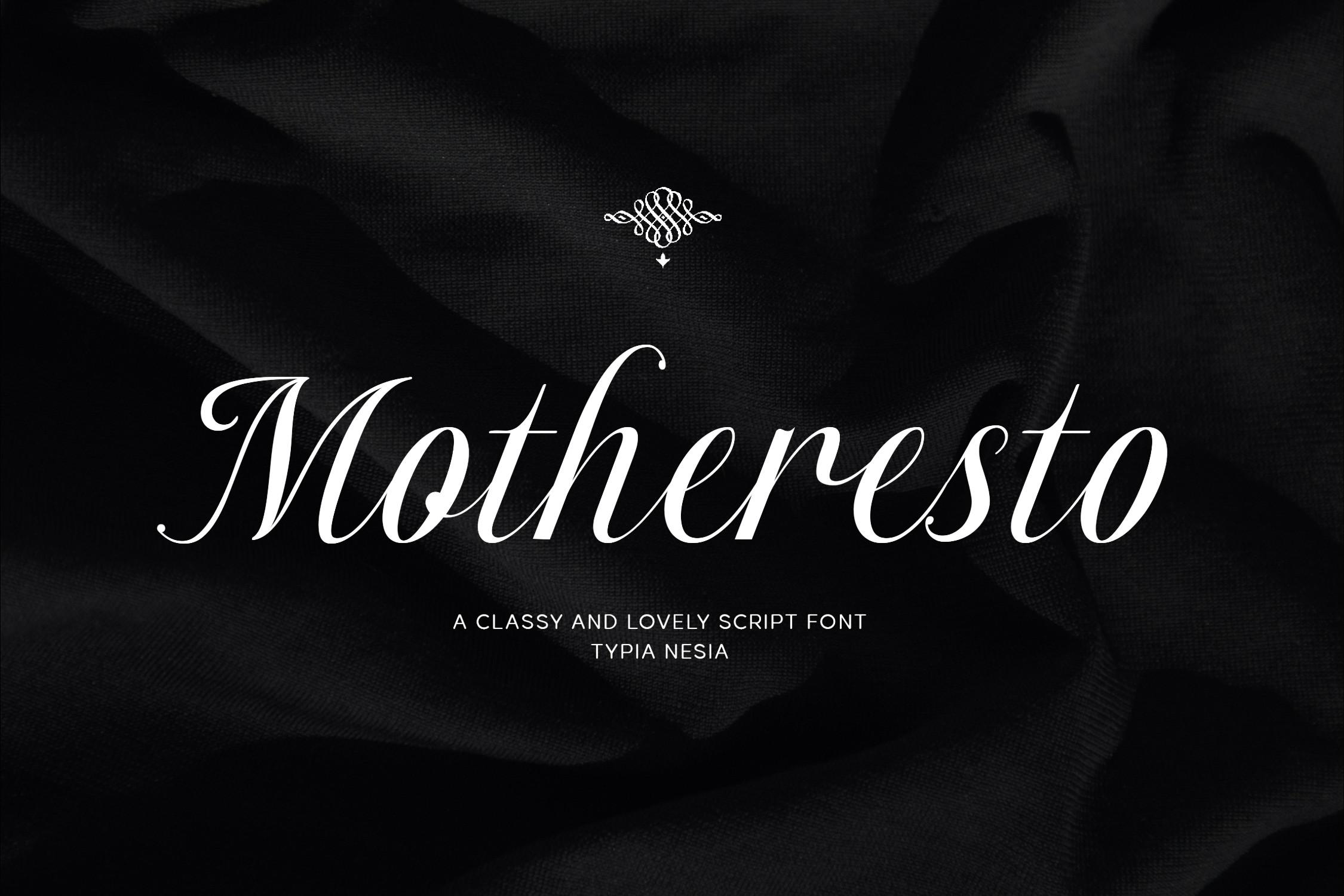 Motheresto Font