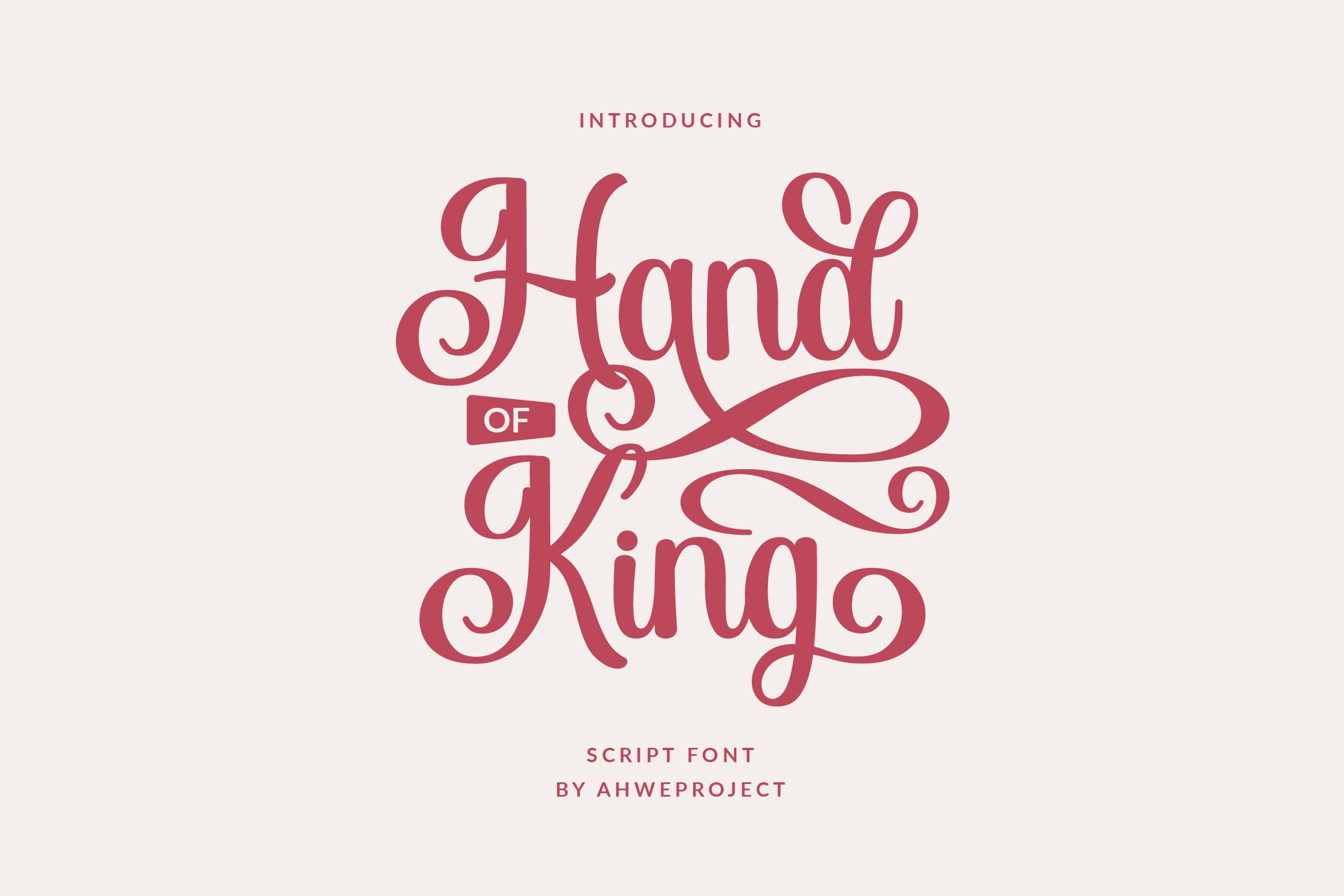 Hand of King Font