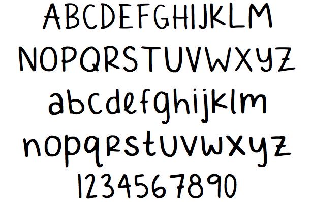 LF Scrawl Font