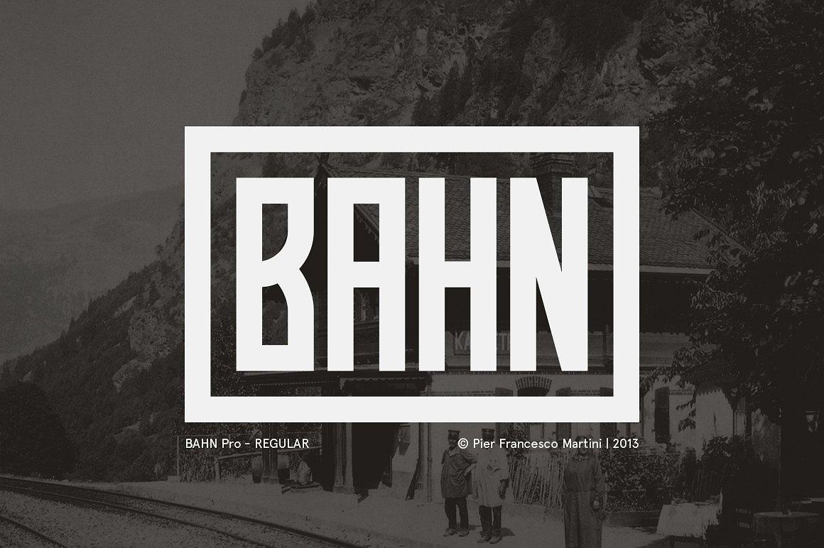Bahn Pro Font