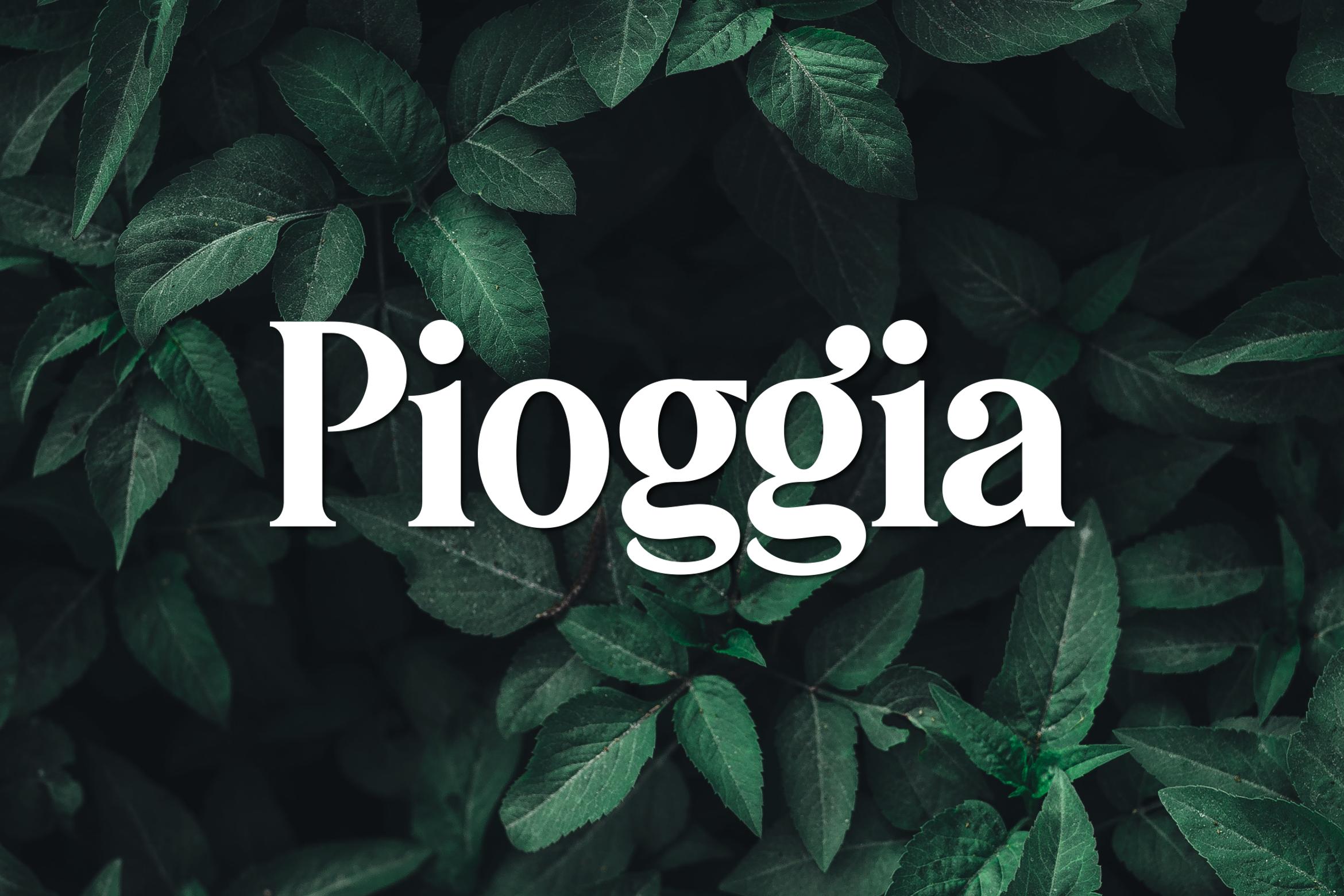 Pioggia Font