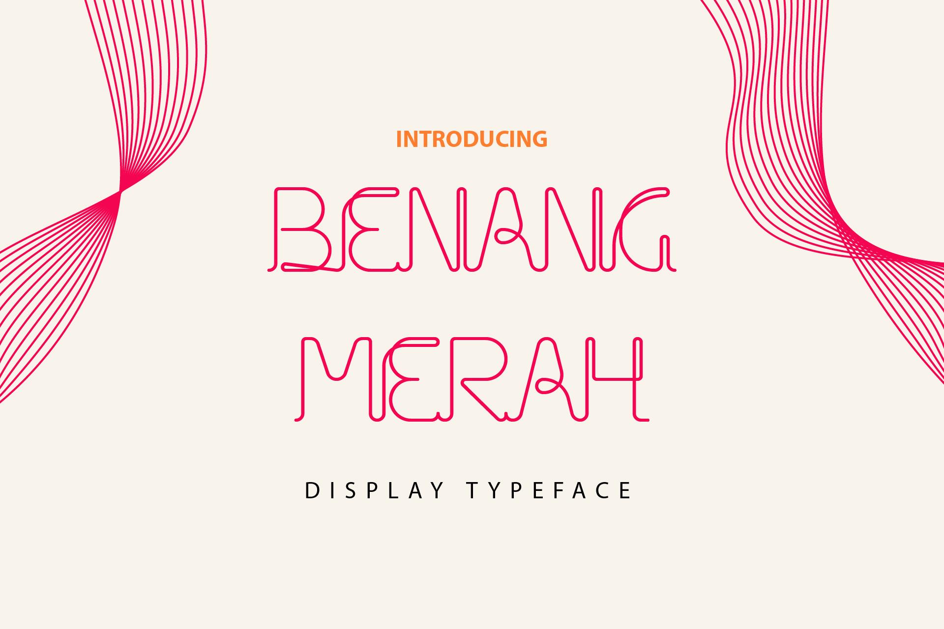 Benang Merah Font