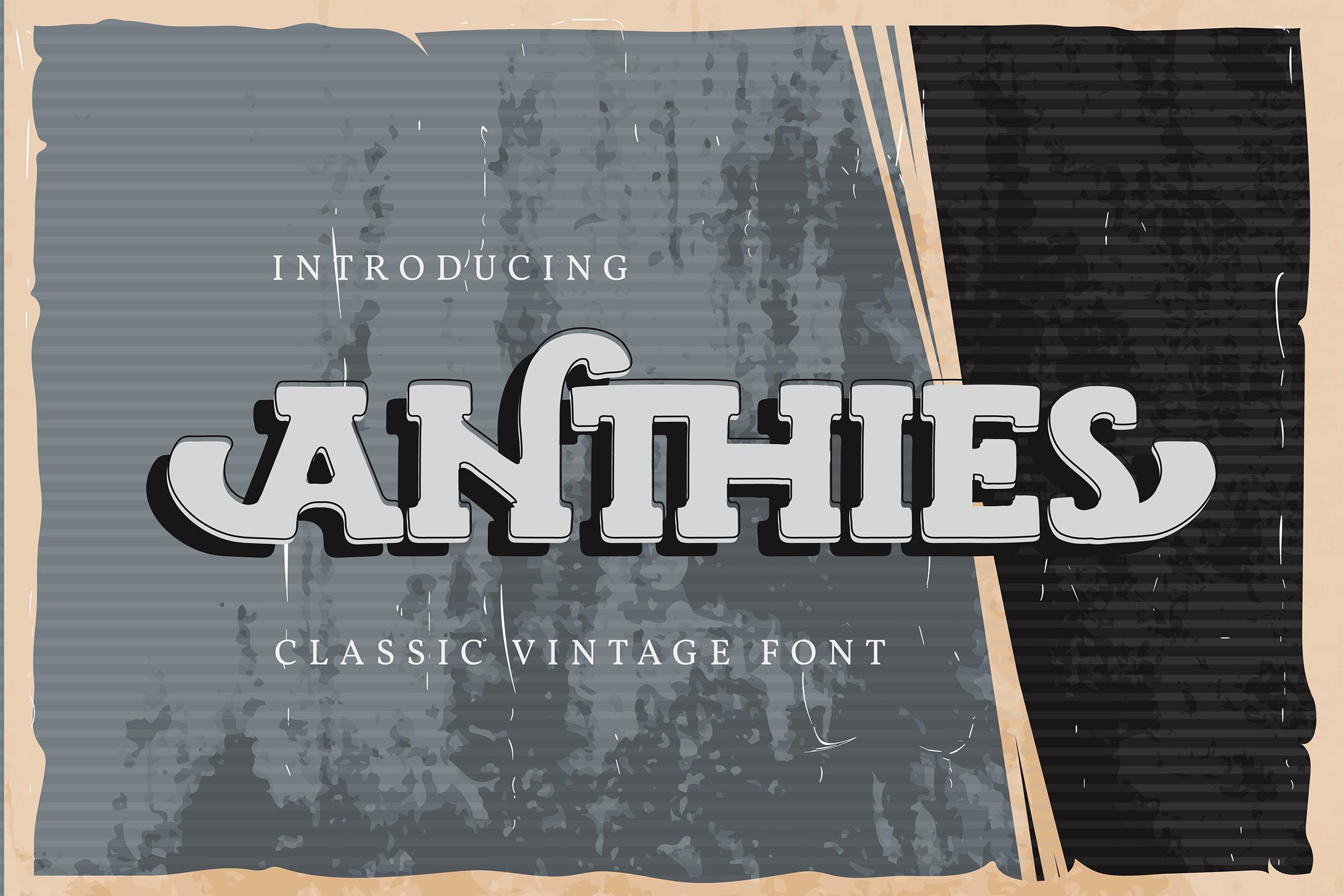 Anthies Font