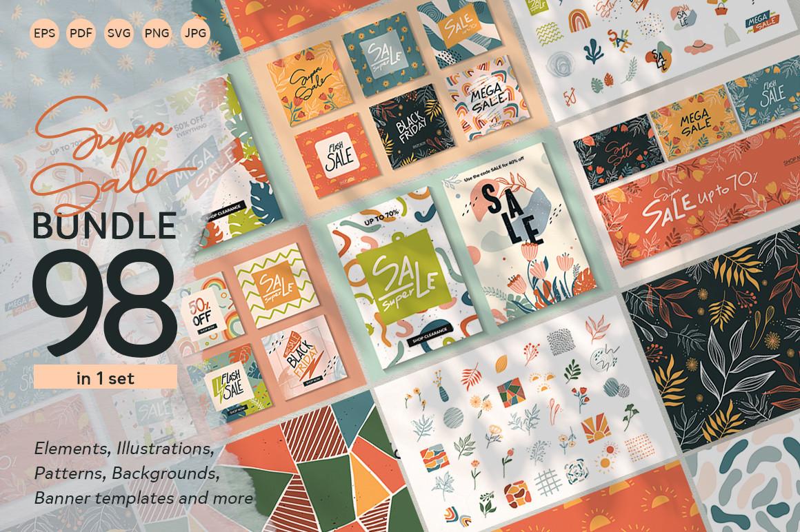 FREE - 98 in 1 Sale Abstract Elements