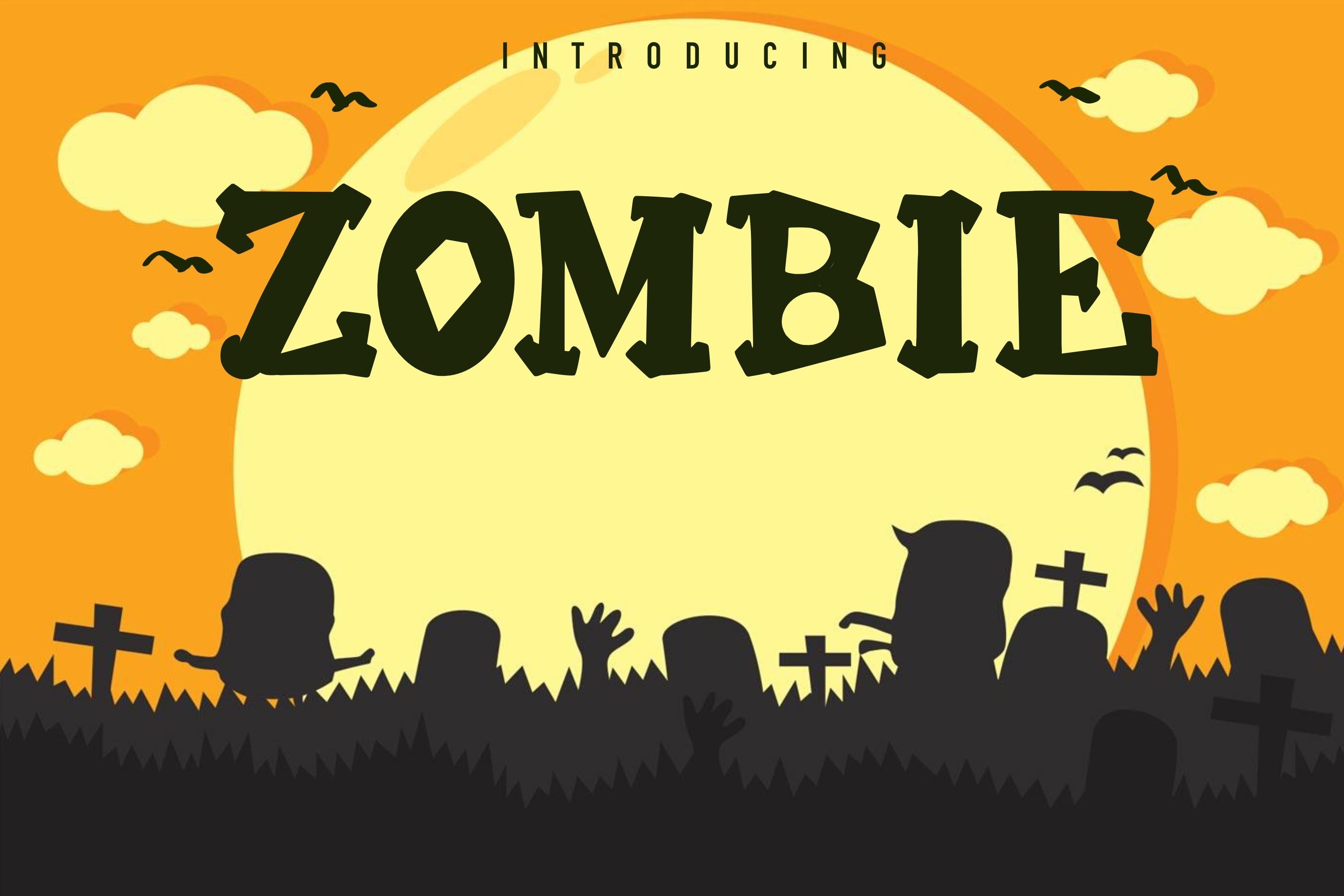 Zombie Font
