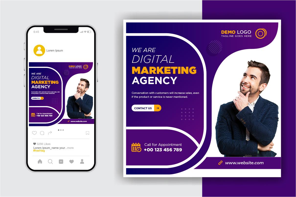 Digital Marketing Social Media Template